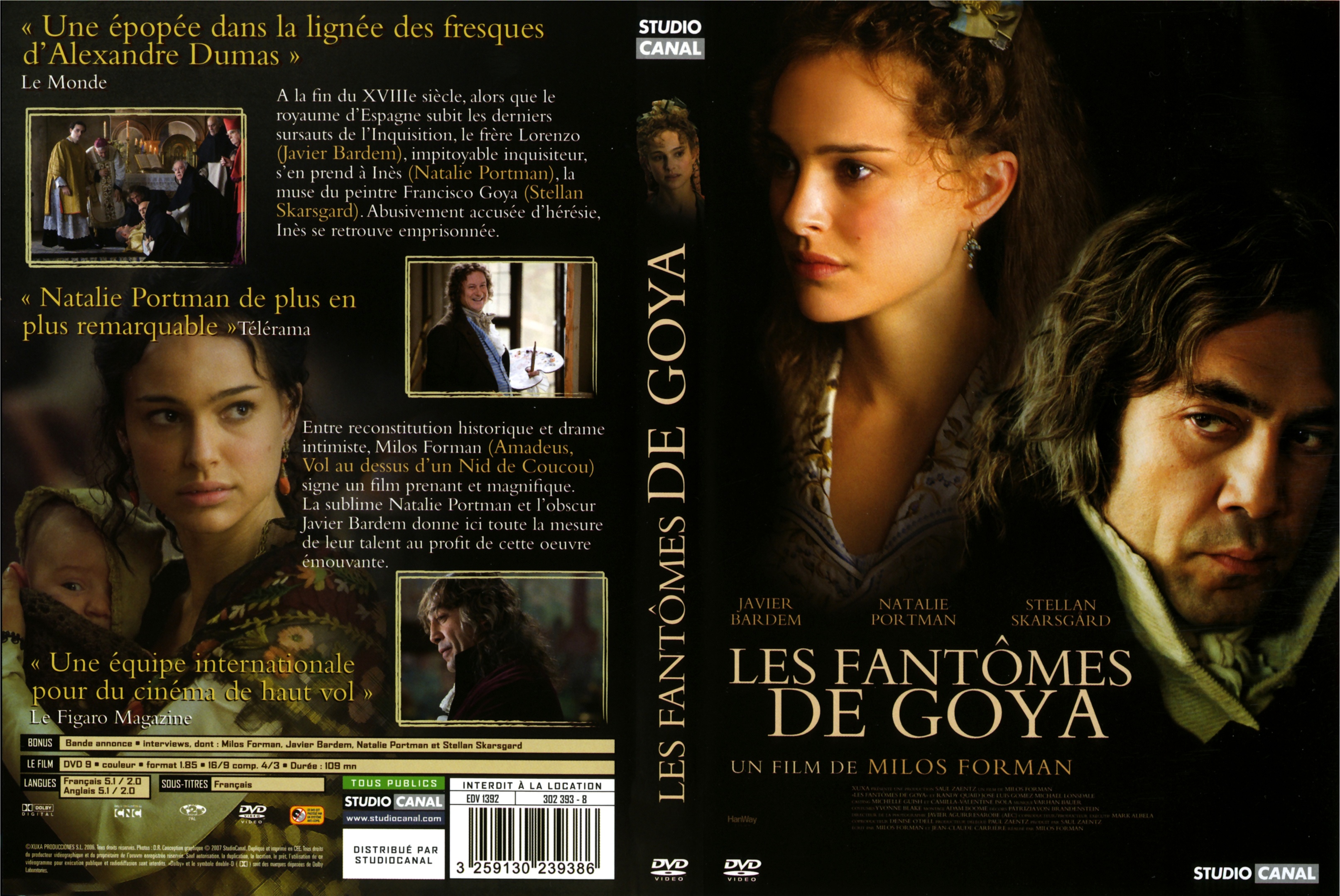 Jaquette DVD Les fantomes de Goya