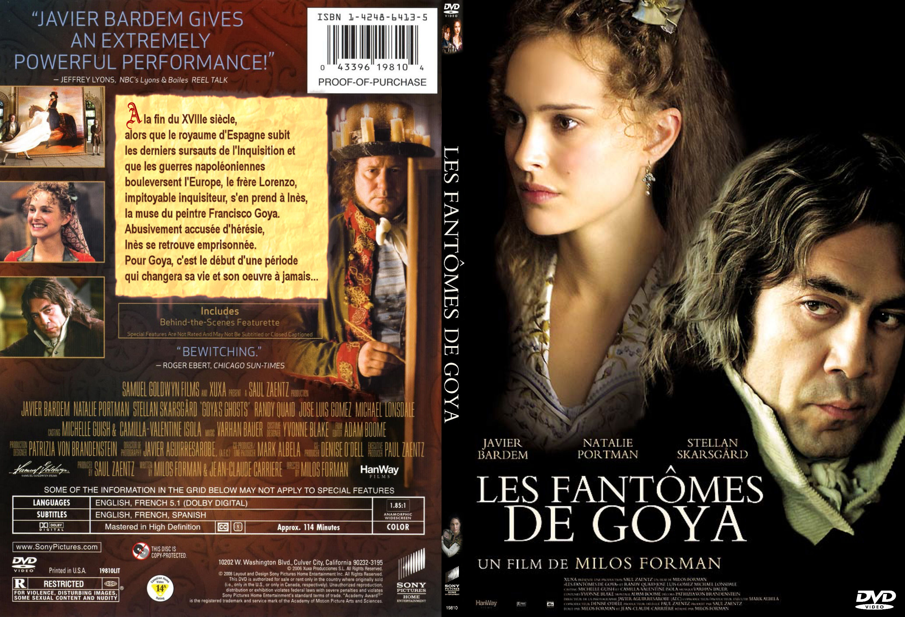 Jaquette DVD Les fantomes de Goya - SLIM