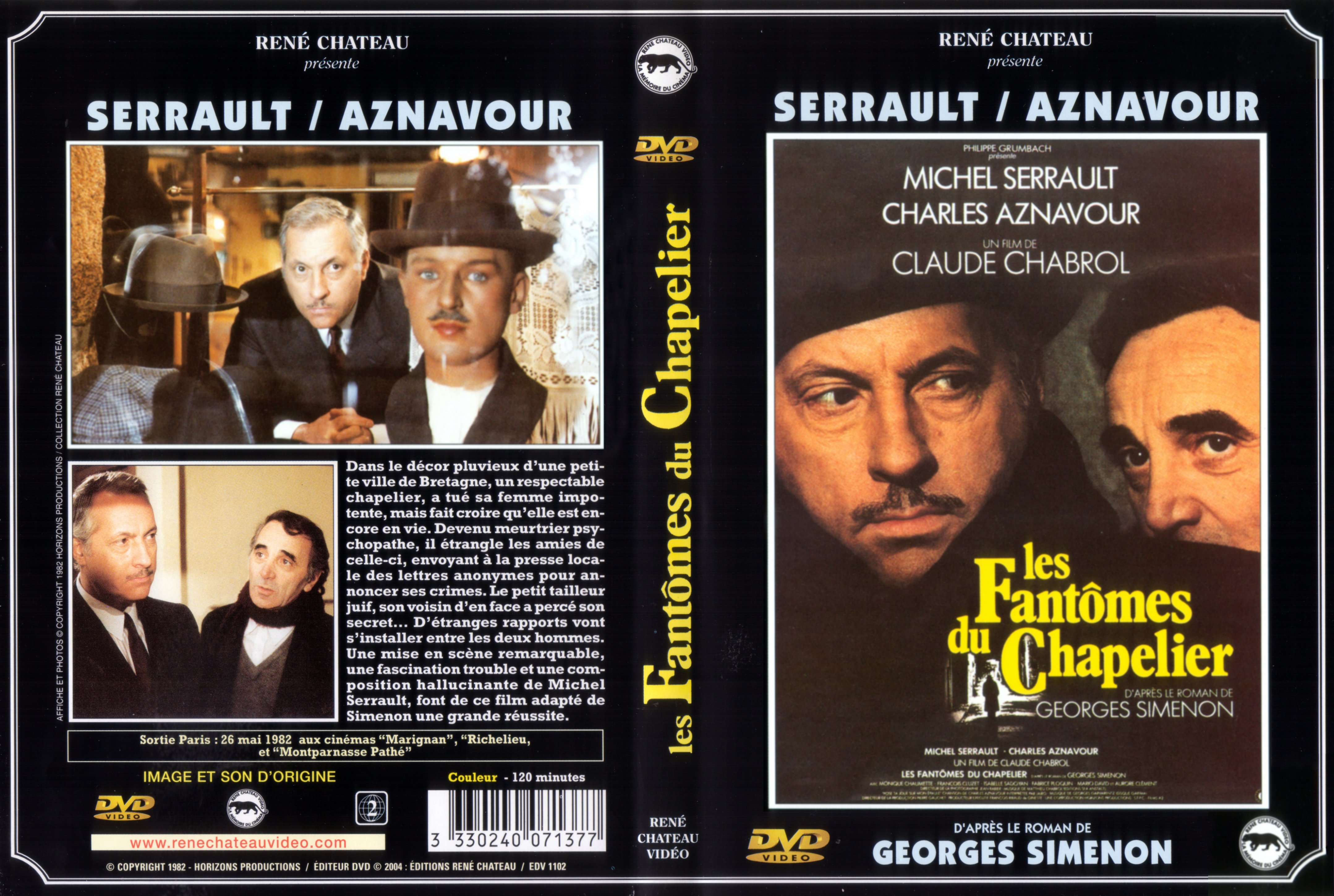 Jaquette DVD Les fantomes du chapelier