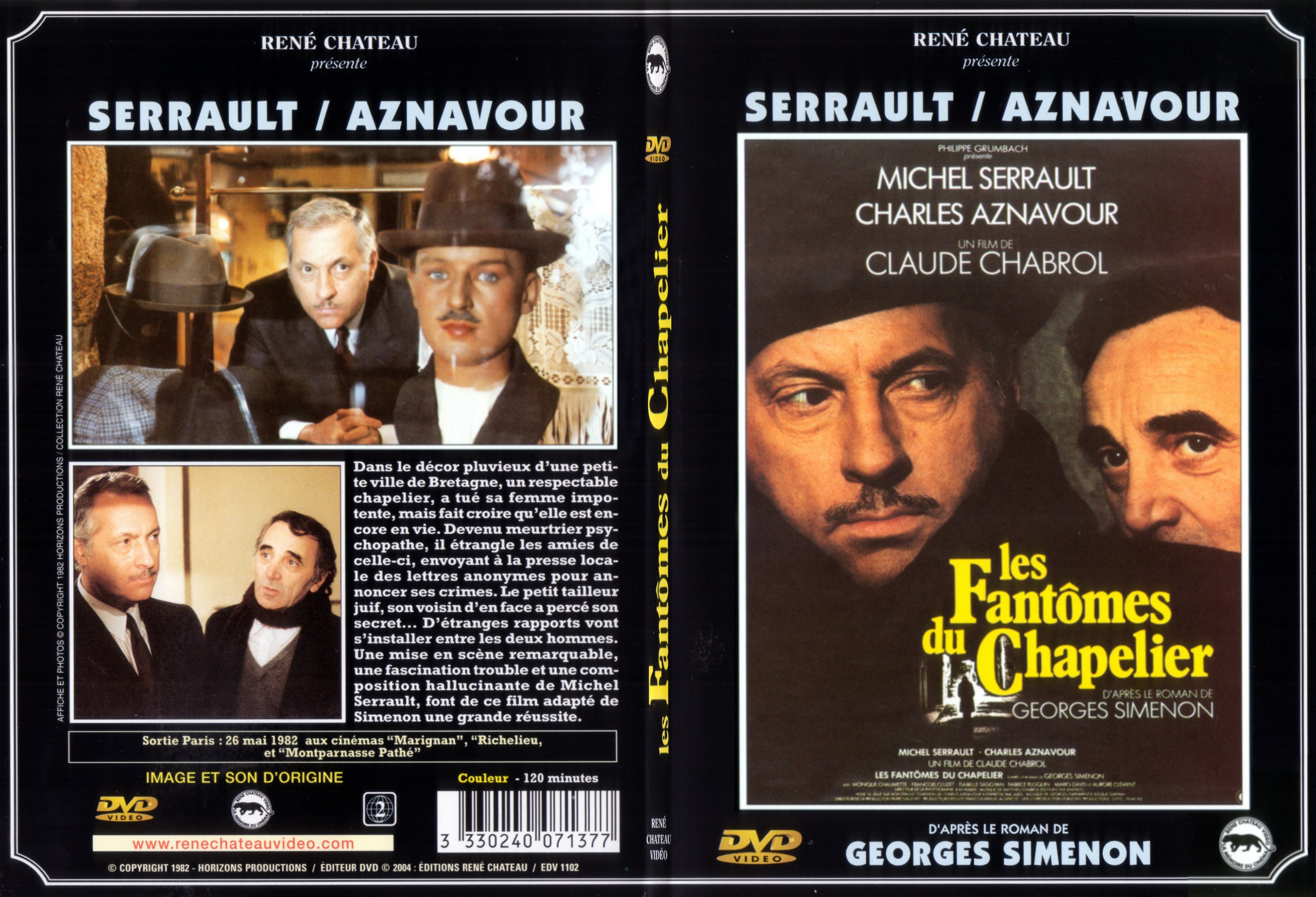 Jaquette DVD Les fantomes du chapelier - SLIM