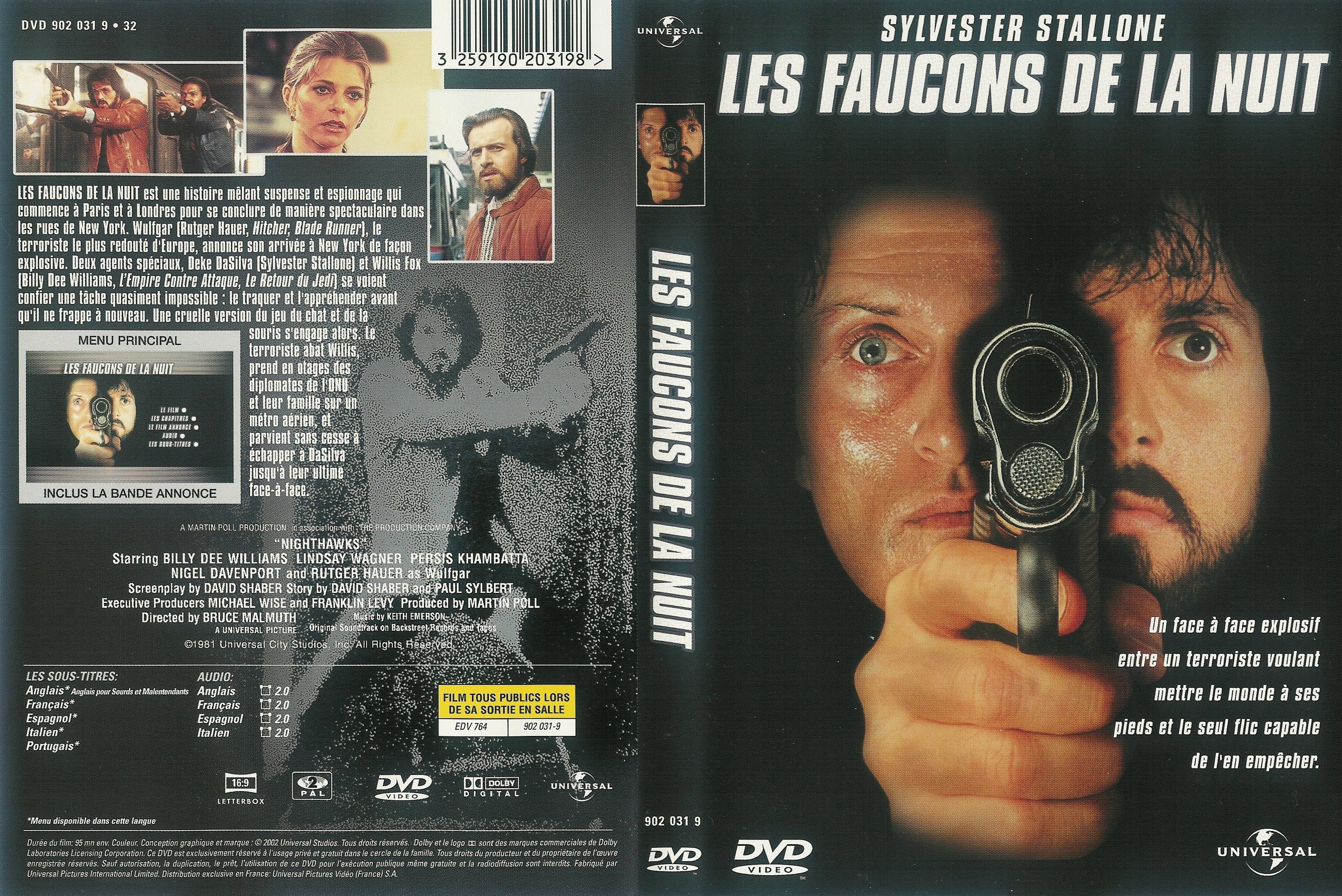 Jaquette DVD Les faucons de la nuit v2