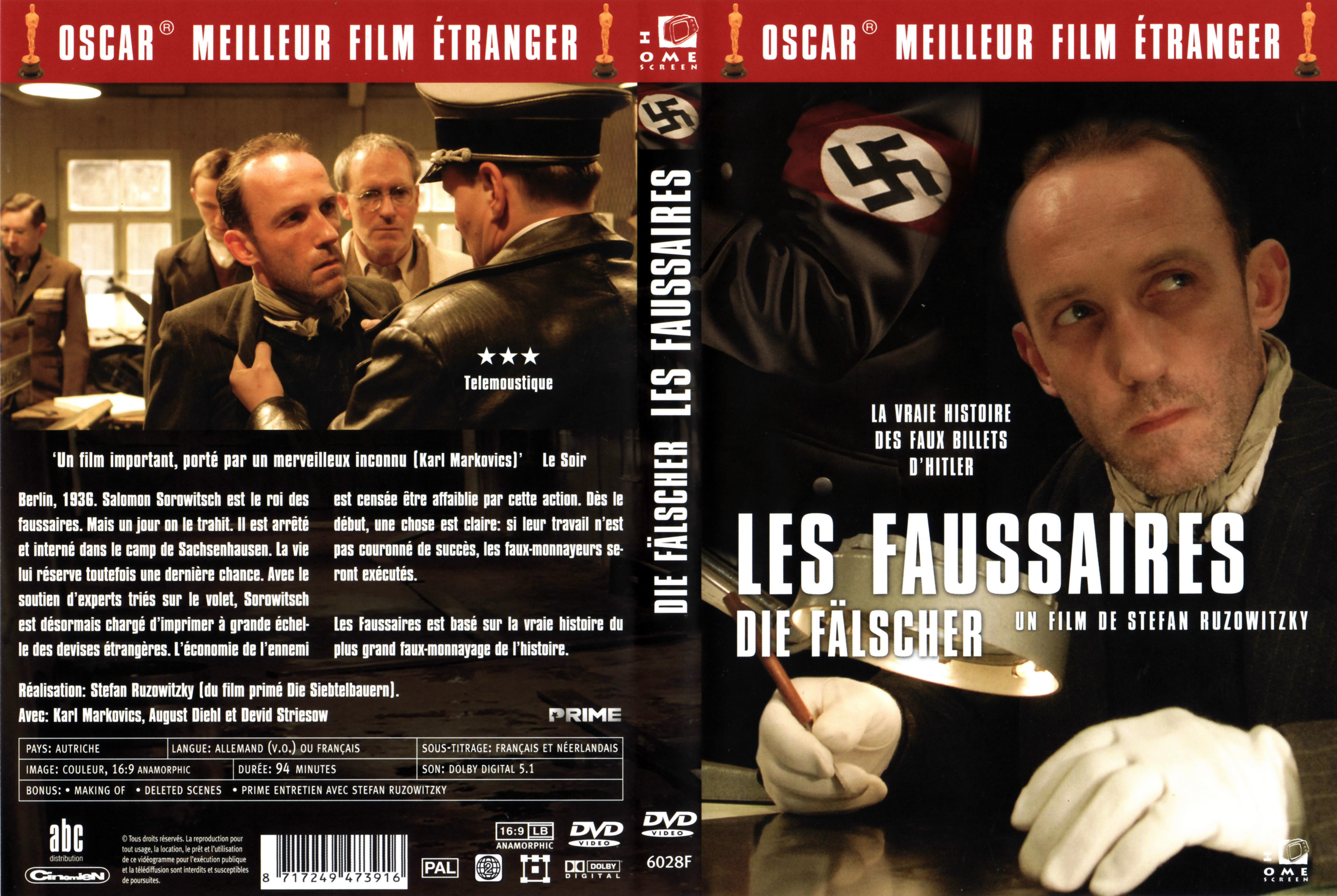 Jaquette DVD Les faussaires (2008)