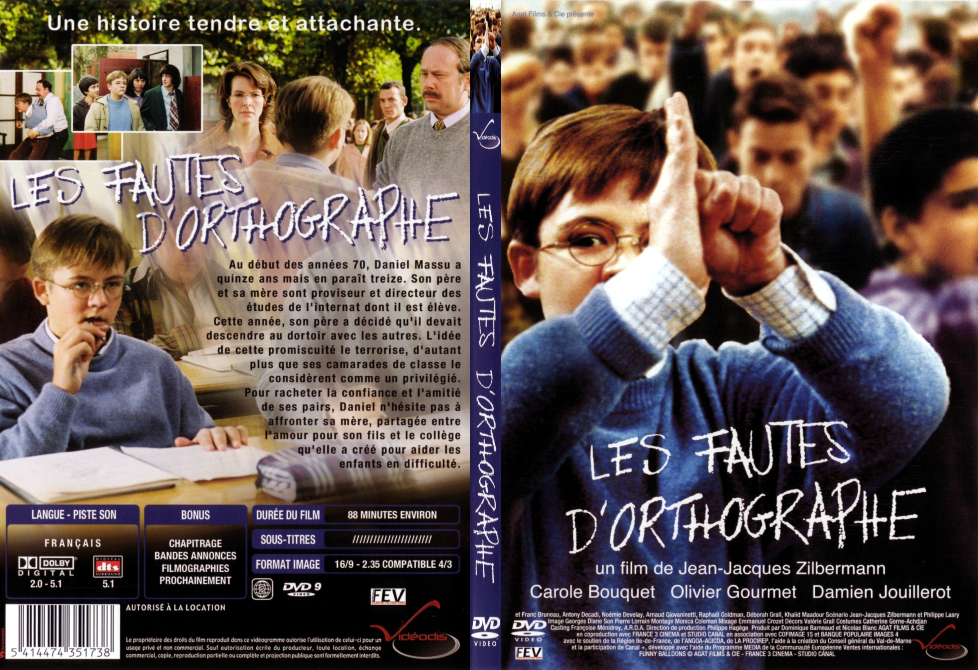 Jaquette DVD Les fautes d