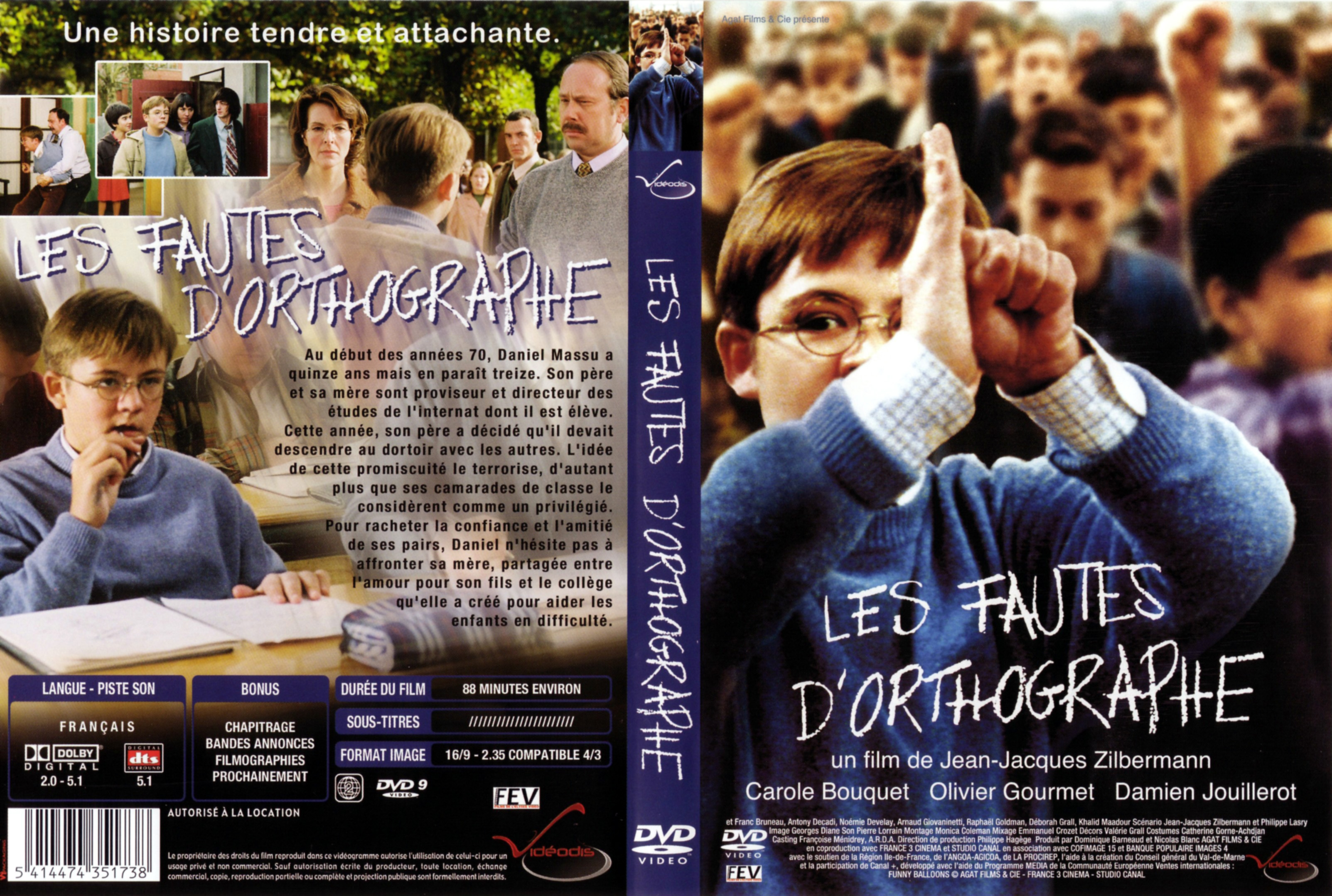 Jaquette DVD Les fautes d