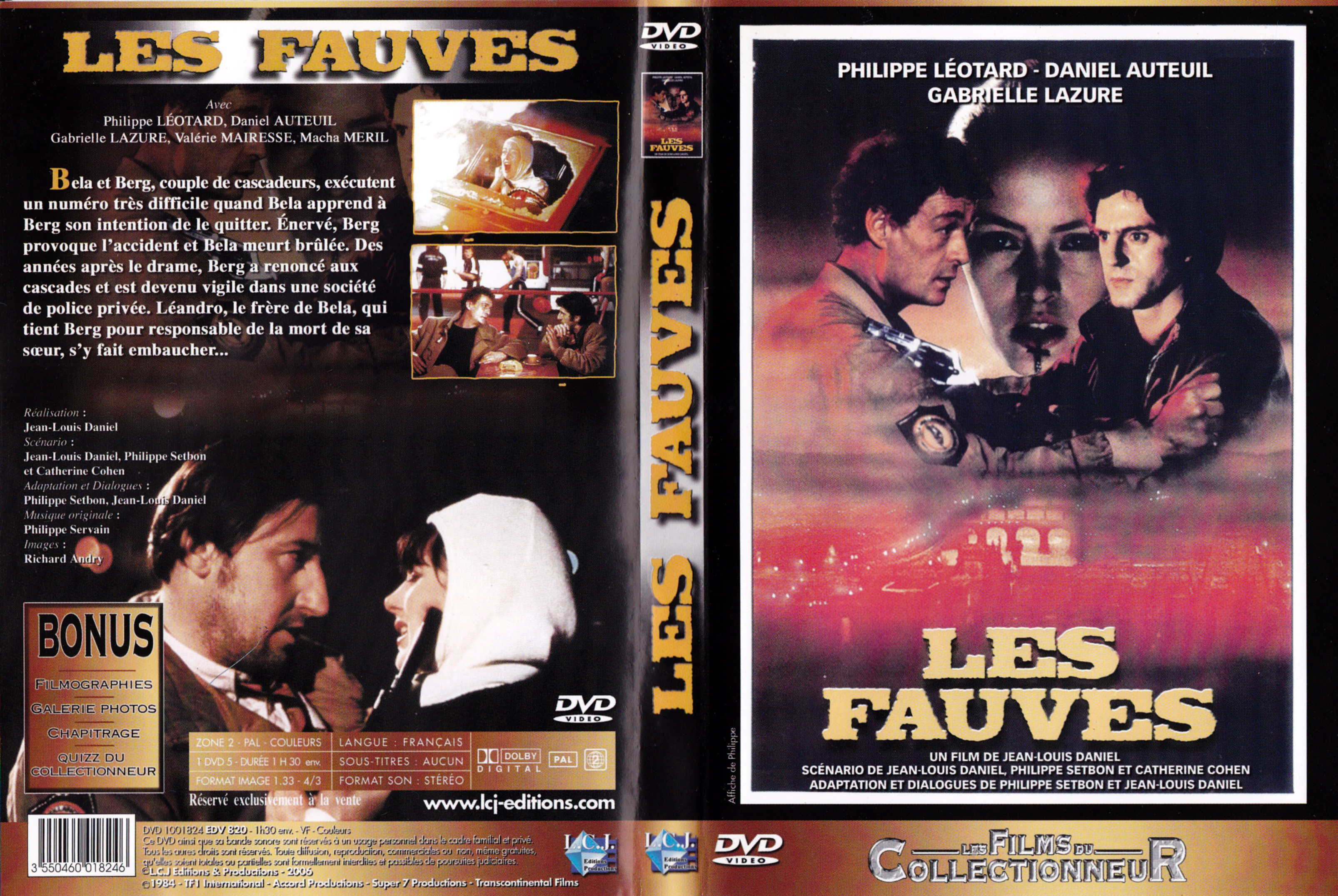 Jaquette DVD Les fauves