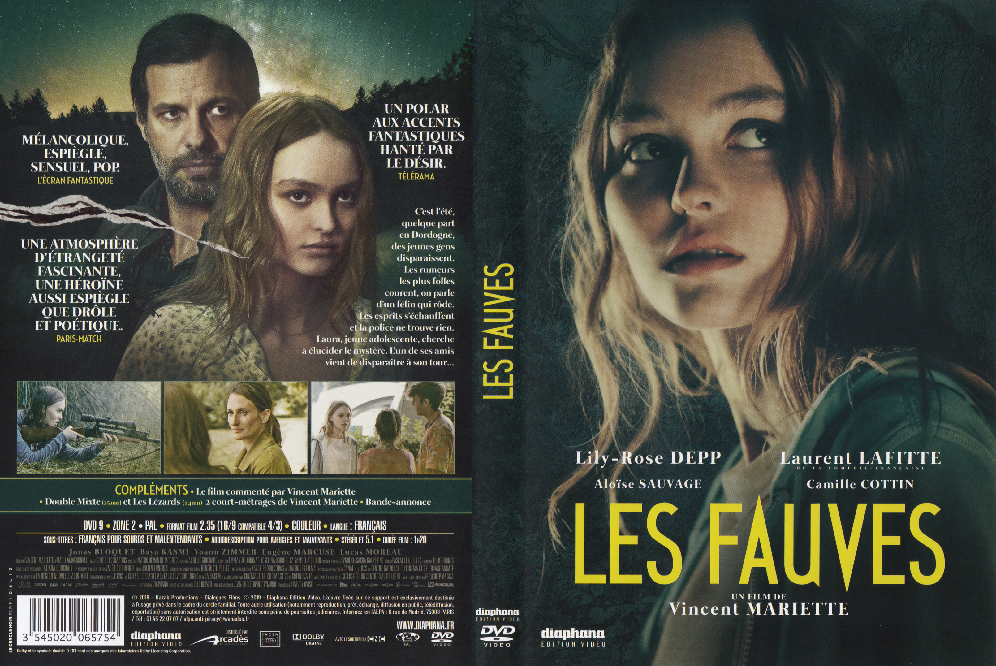 Jaquette DVD Les fauves (2018)