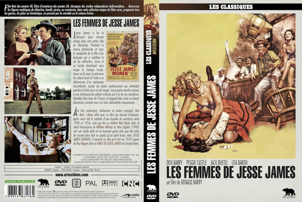 Jaquette DVD Les femmes de Jesse James