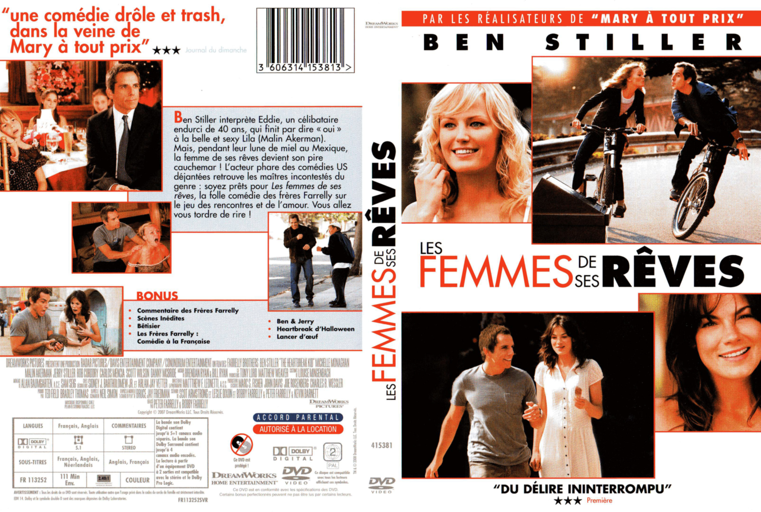 Jaquette DVD Les femmes de ses reves