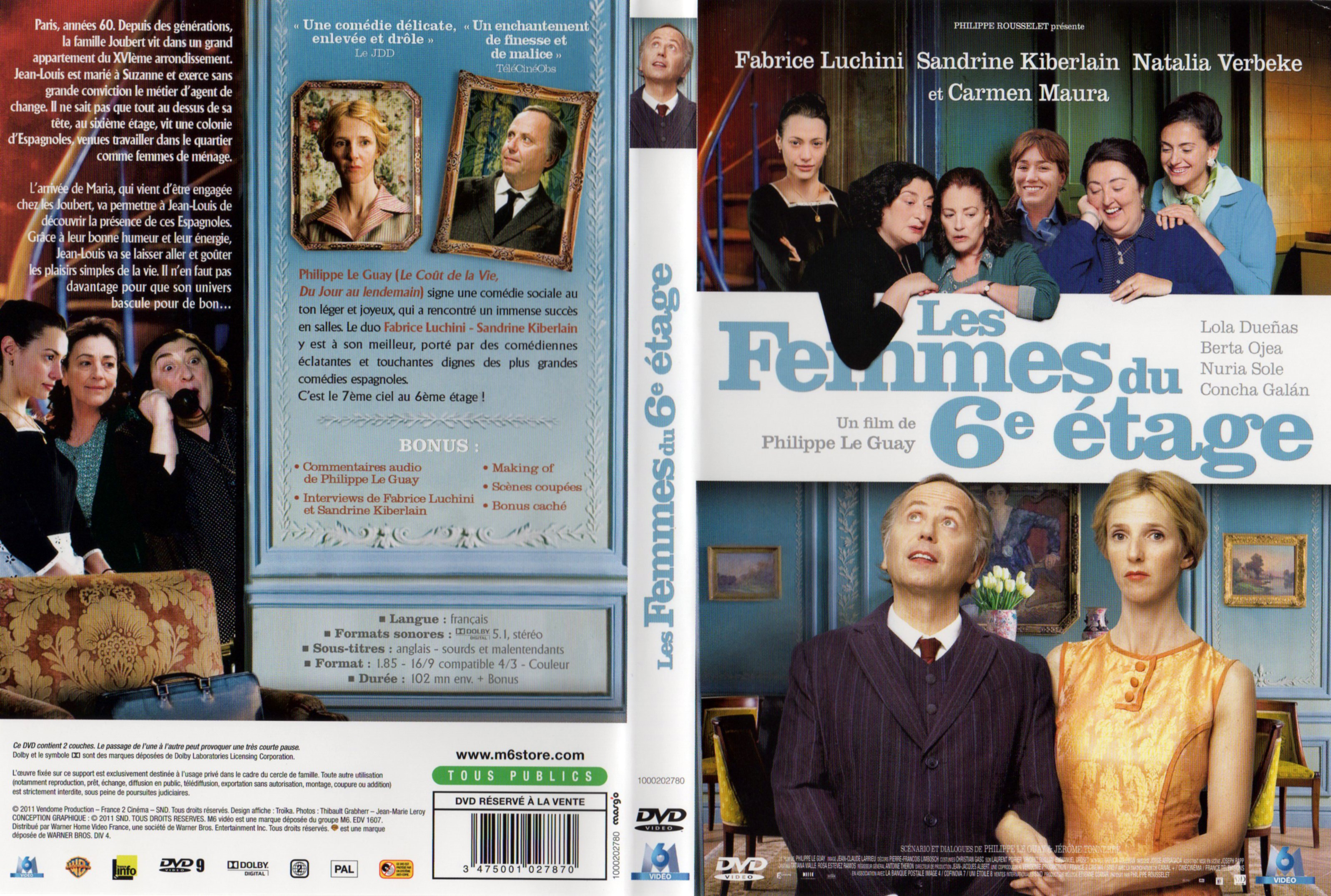 Jaquette DVD Les femmes du 6e tage