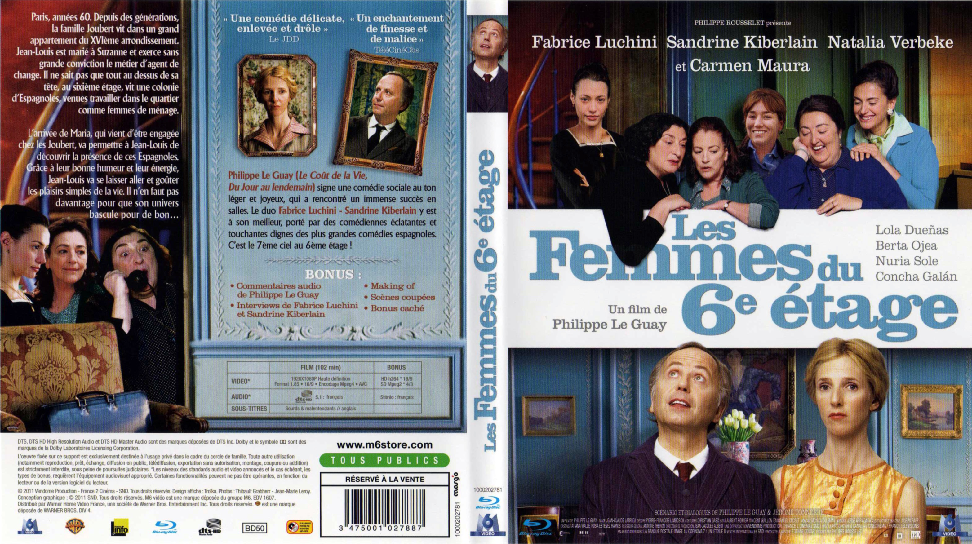 Jaquette DVD Les femmes du 6e tage (BLU-RAY)