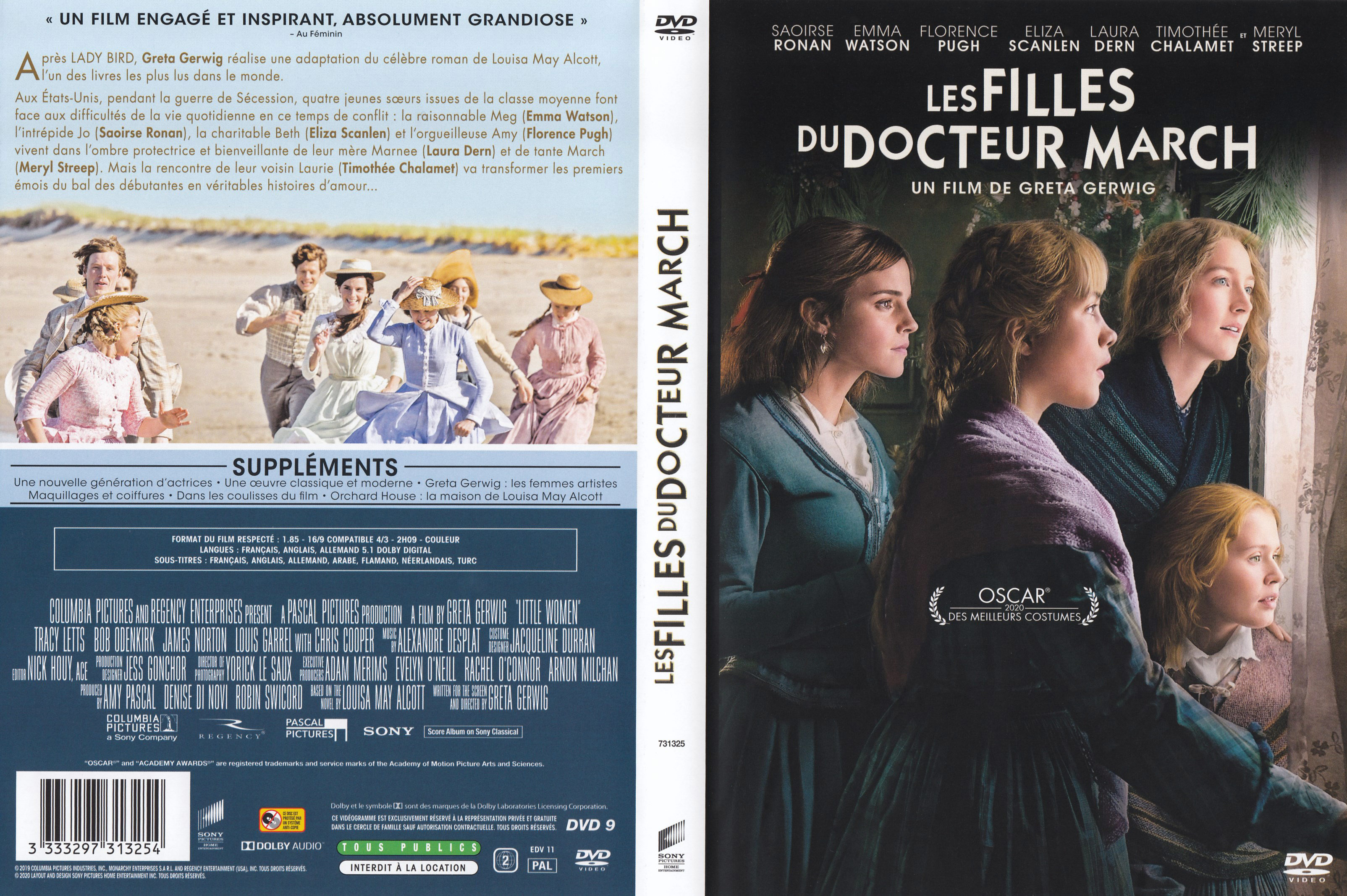 Jaquette DVD Les filles du Docteur March (2019)