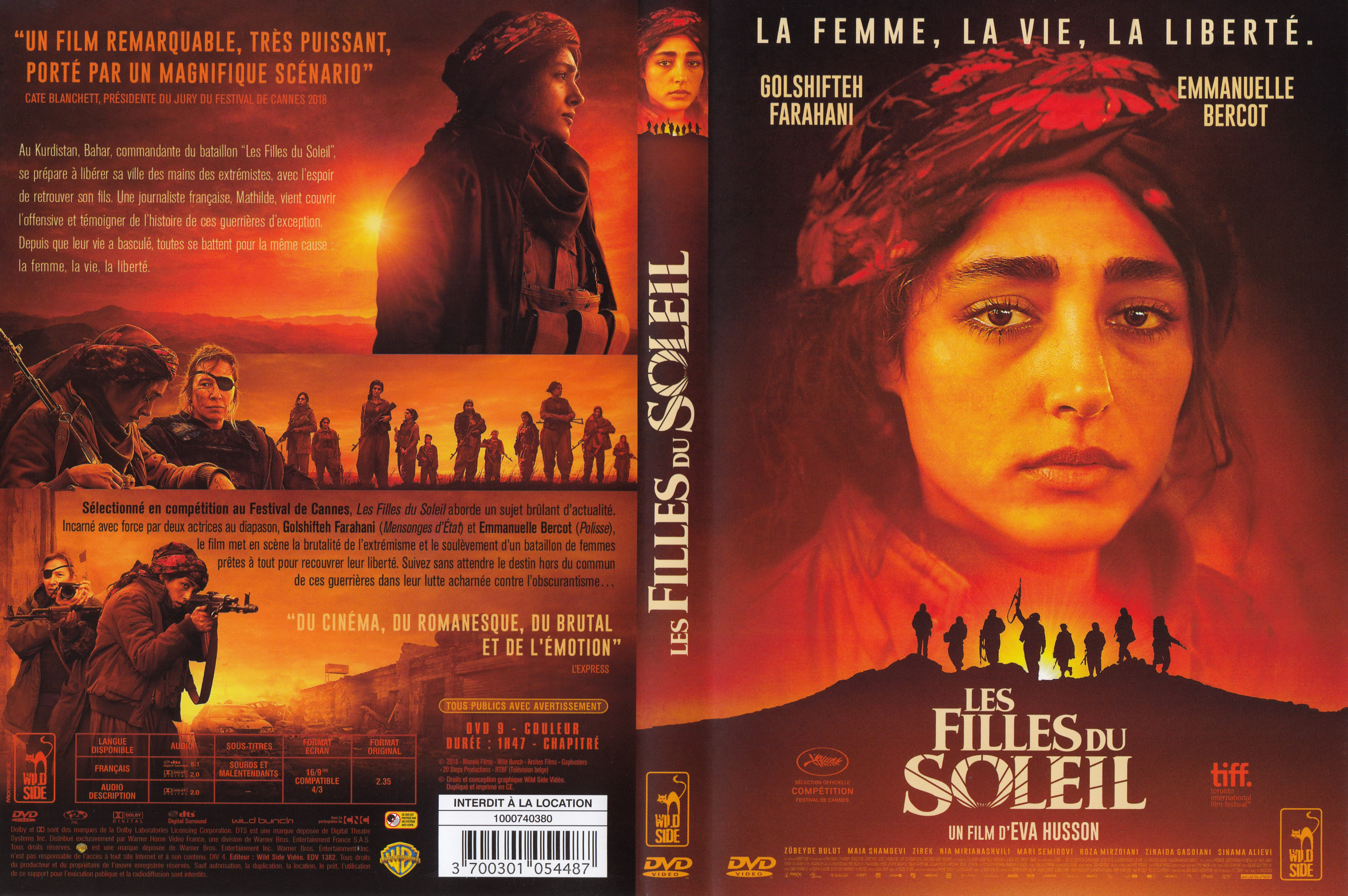 Jaquette DVD Les filles du soleil