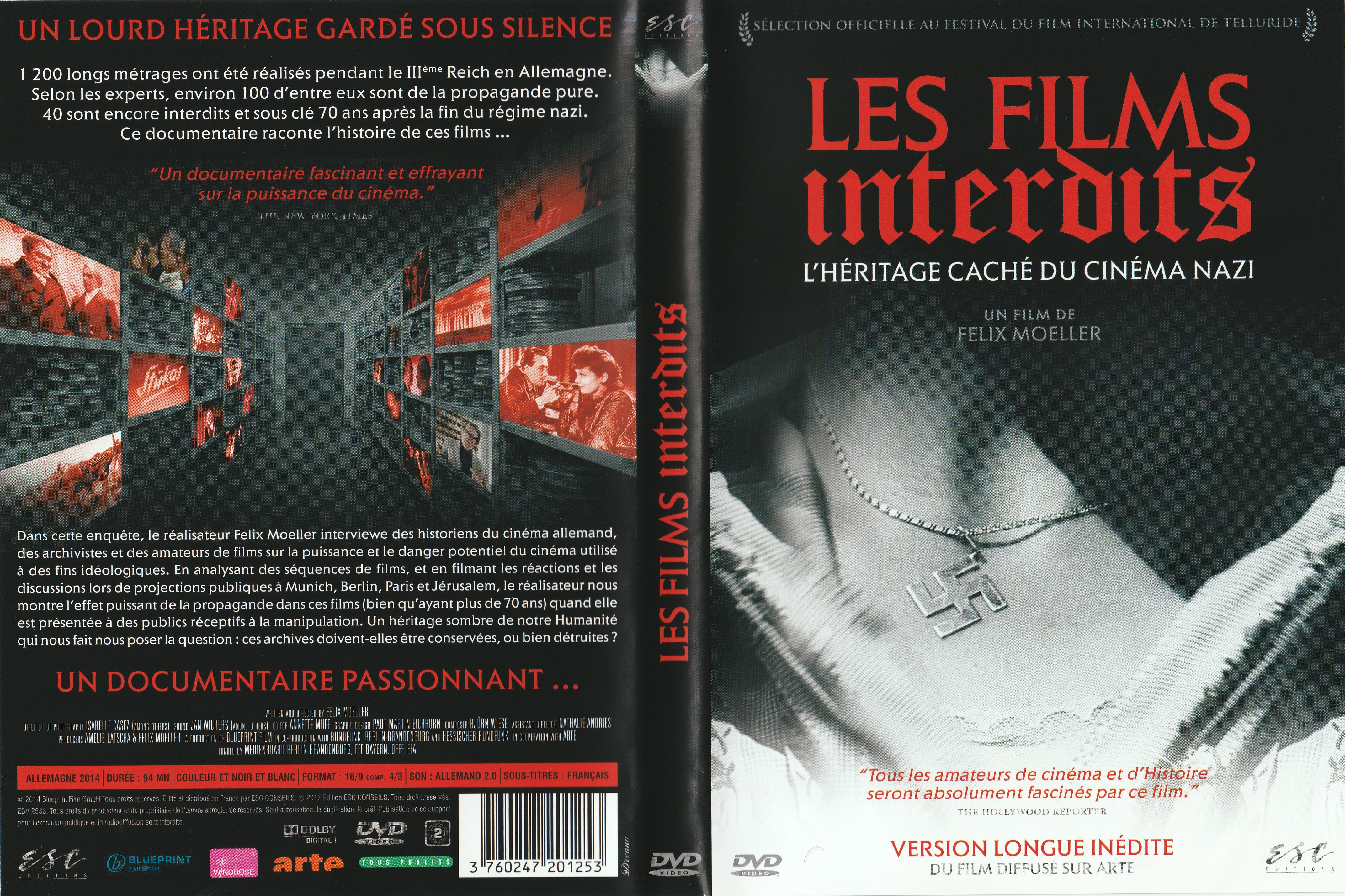 Jaquette DVD Les films interdits