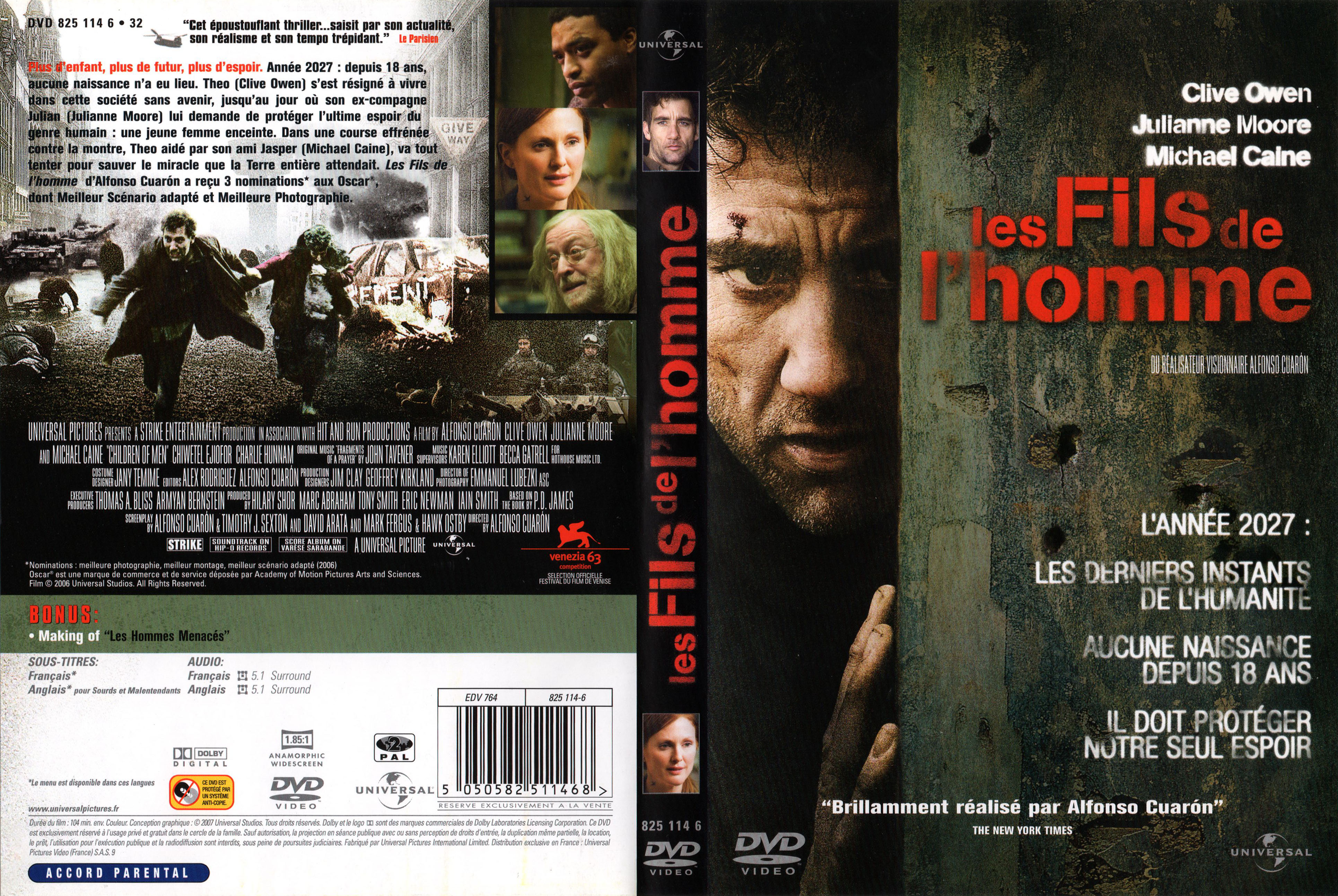 Jaquette DVD Les fils de l