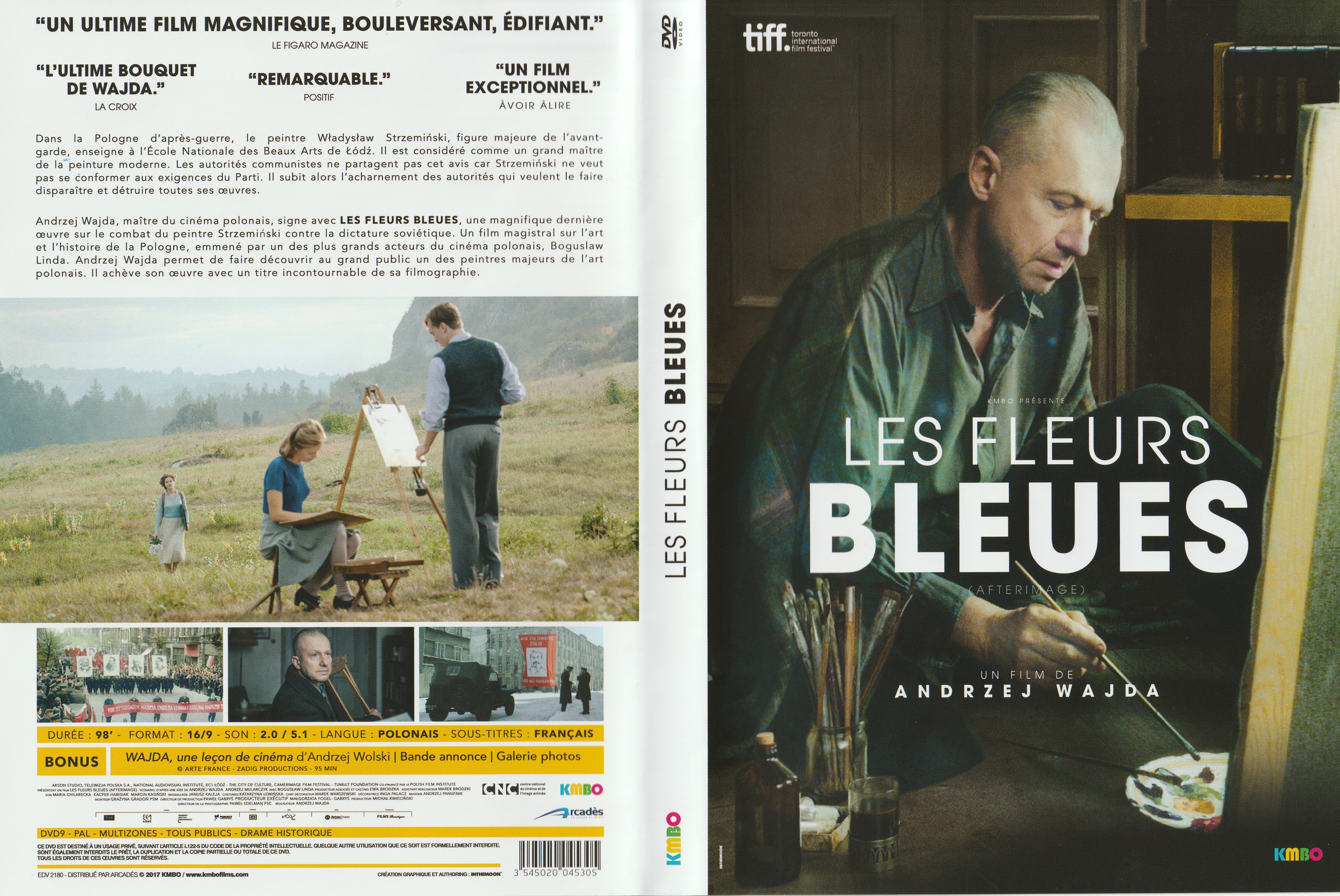 Jaquette DVD Les fleurs bleues