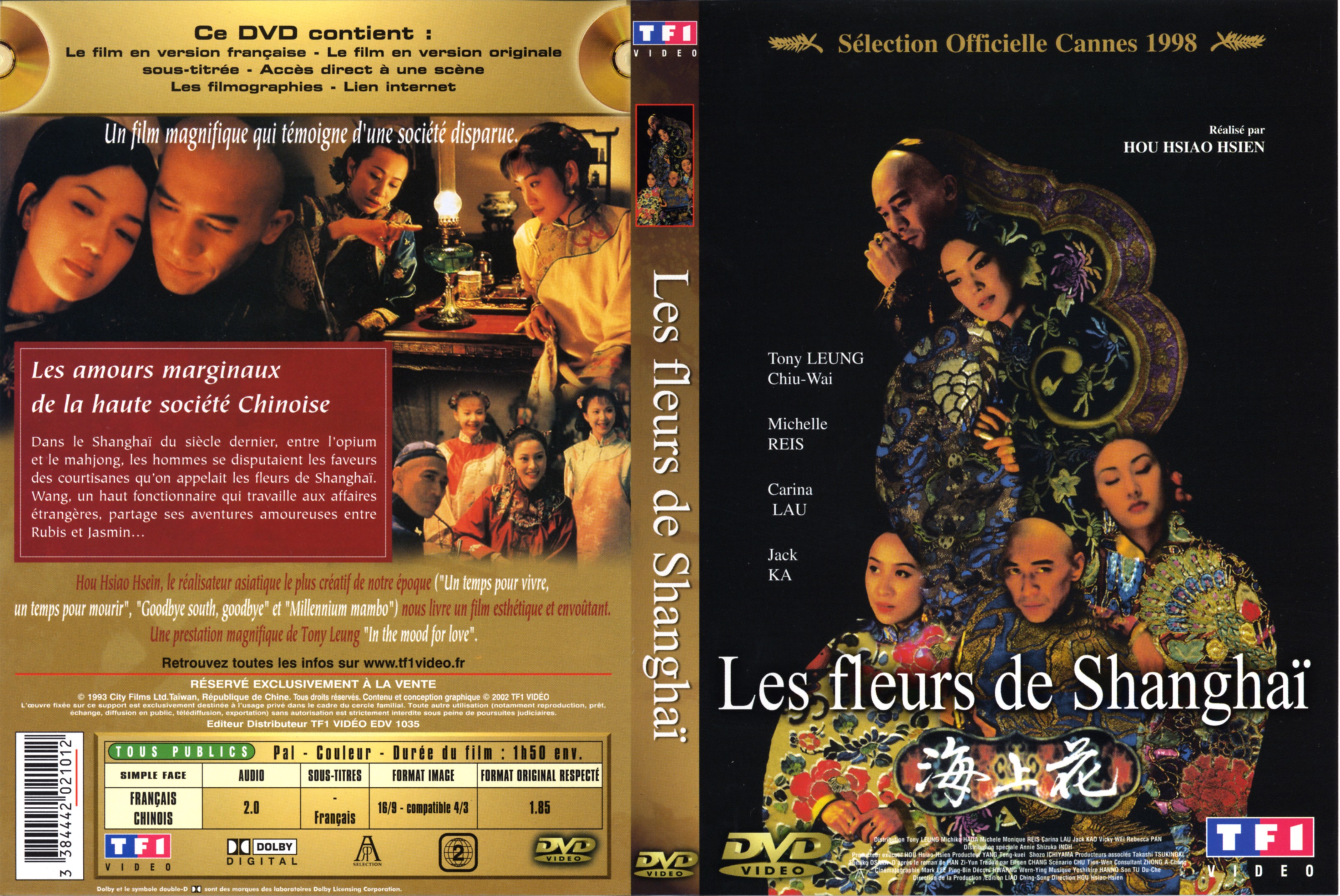 Jaquette DVD Les fleurs de shanghai