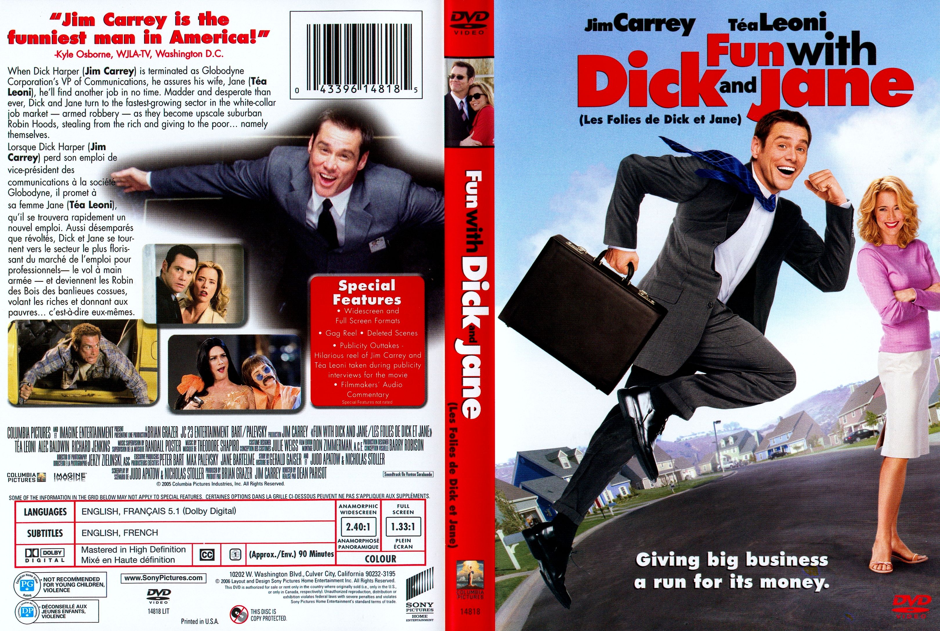 Jaquette DVD Les folies de Dick et Jane