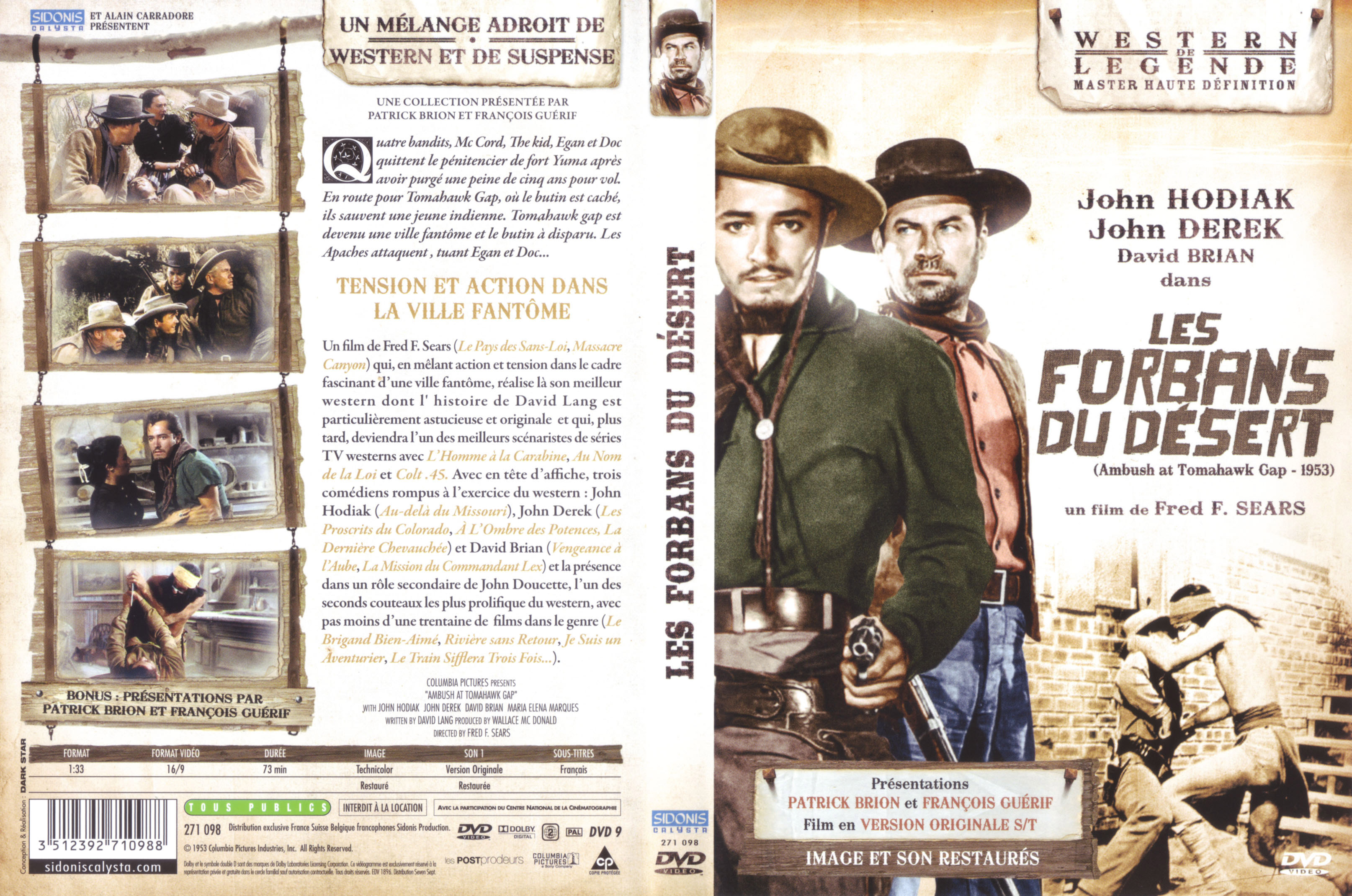 Jaquette DVD Les forbans du dsert