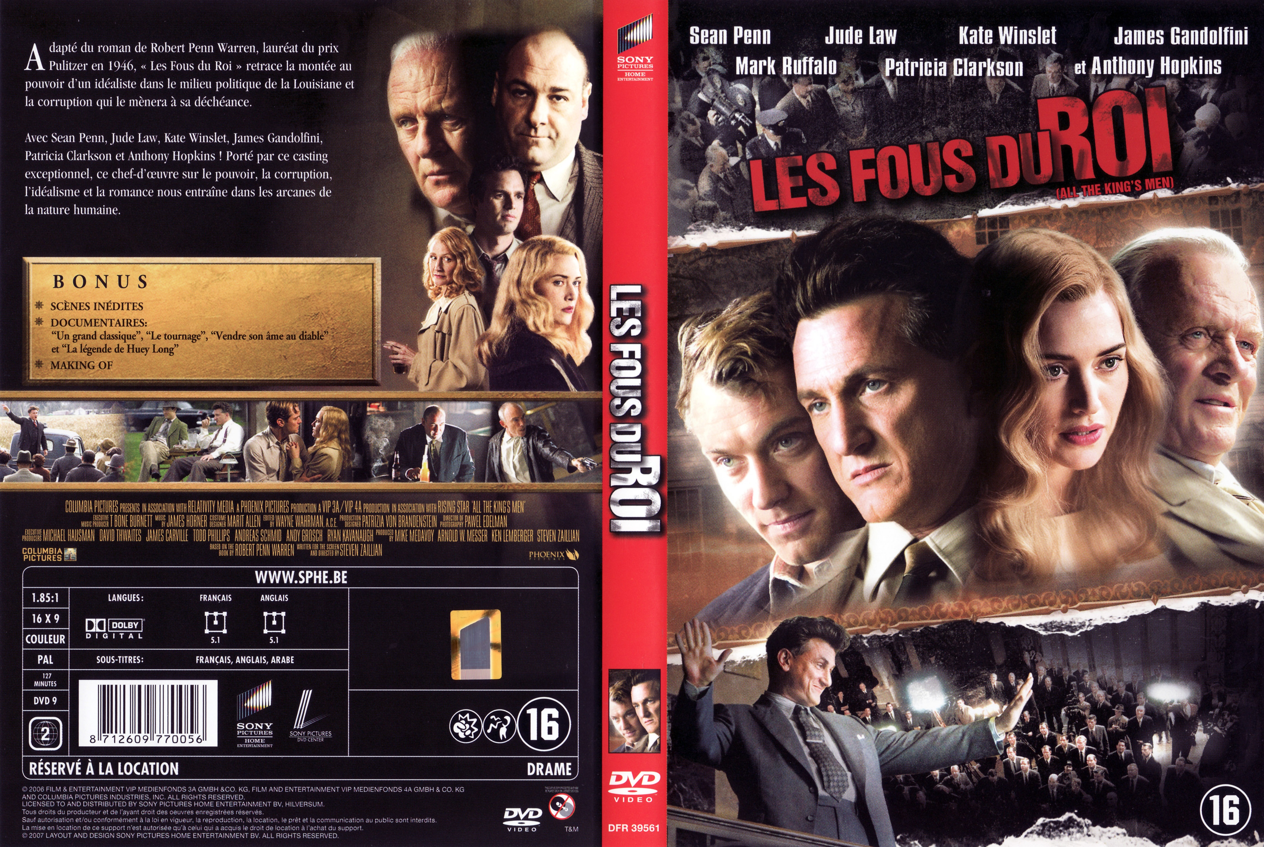 Jaquette DVD Les fous du roi