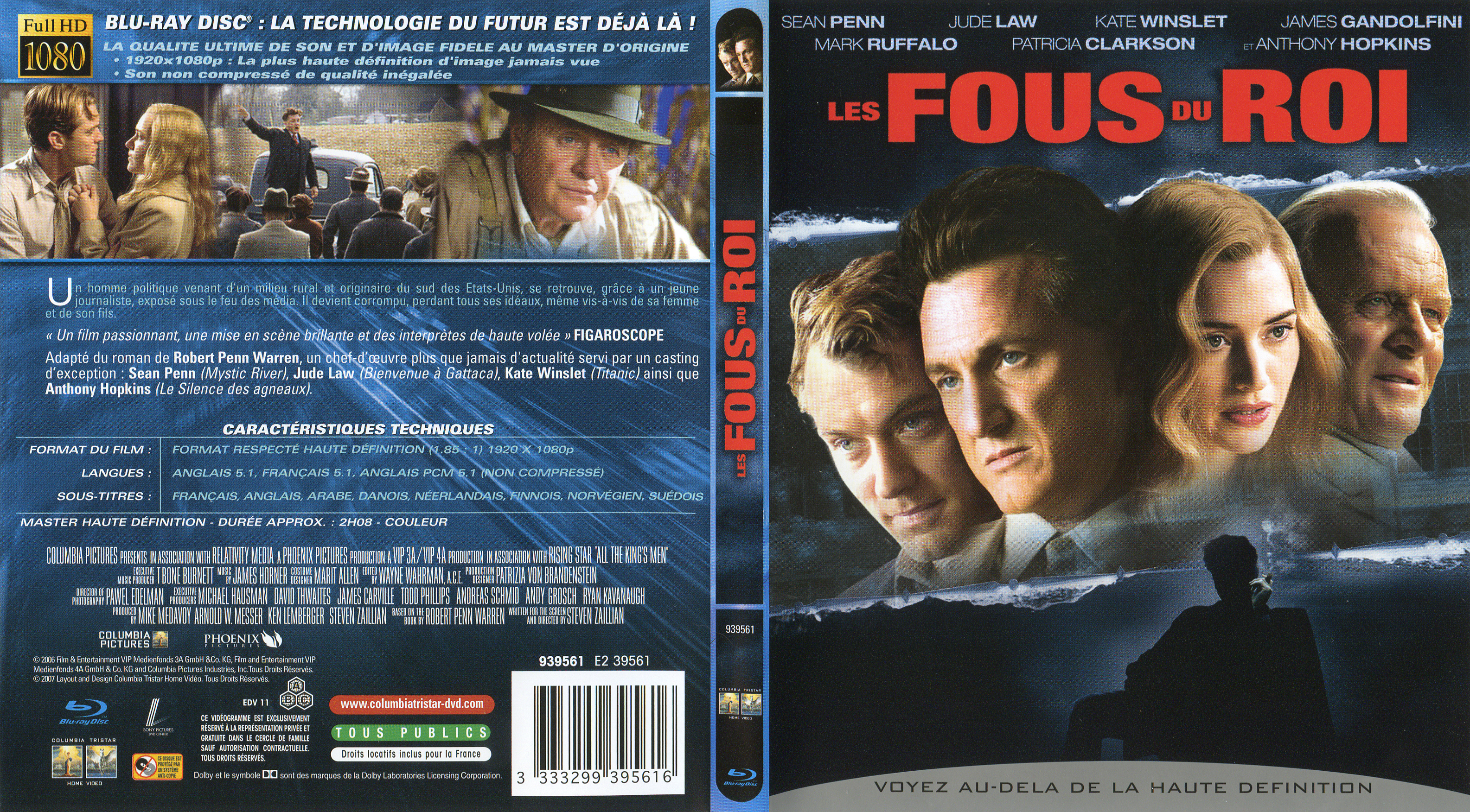 Jaquette DVD Les fous du roi (BLU-RAY)