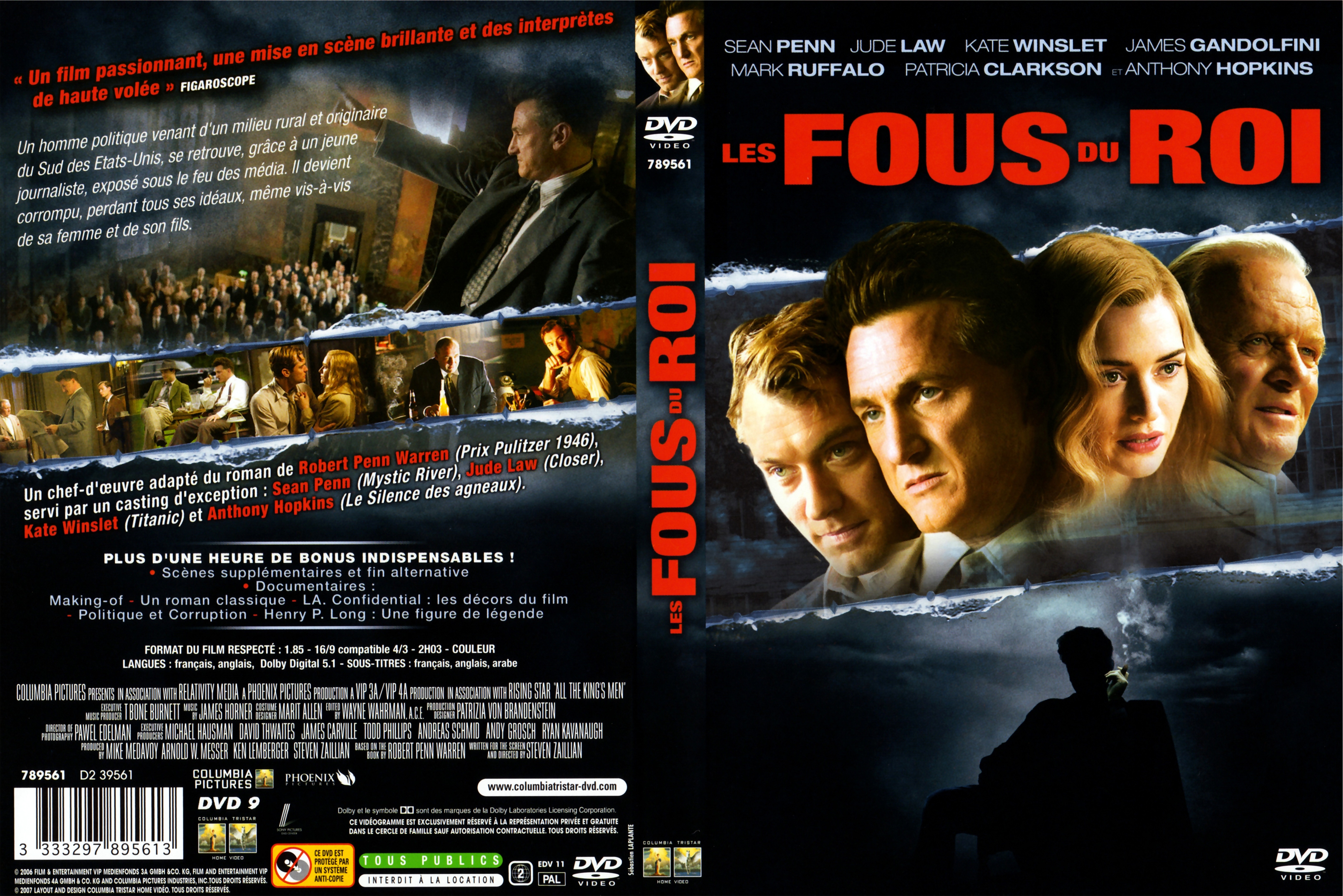 Jaquette DVD Les fous du roi v2