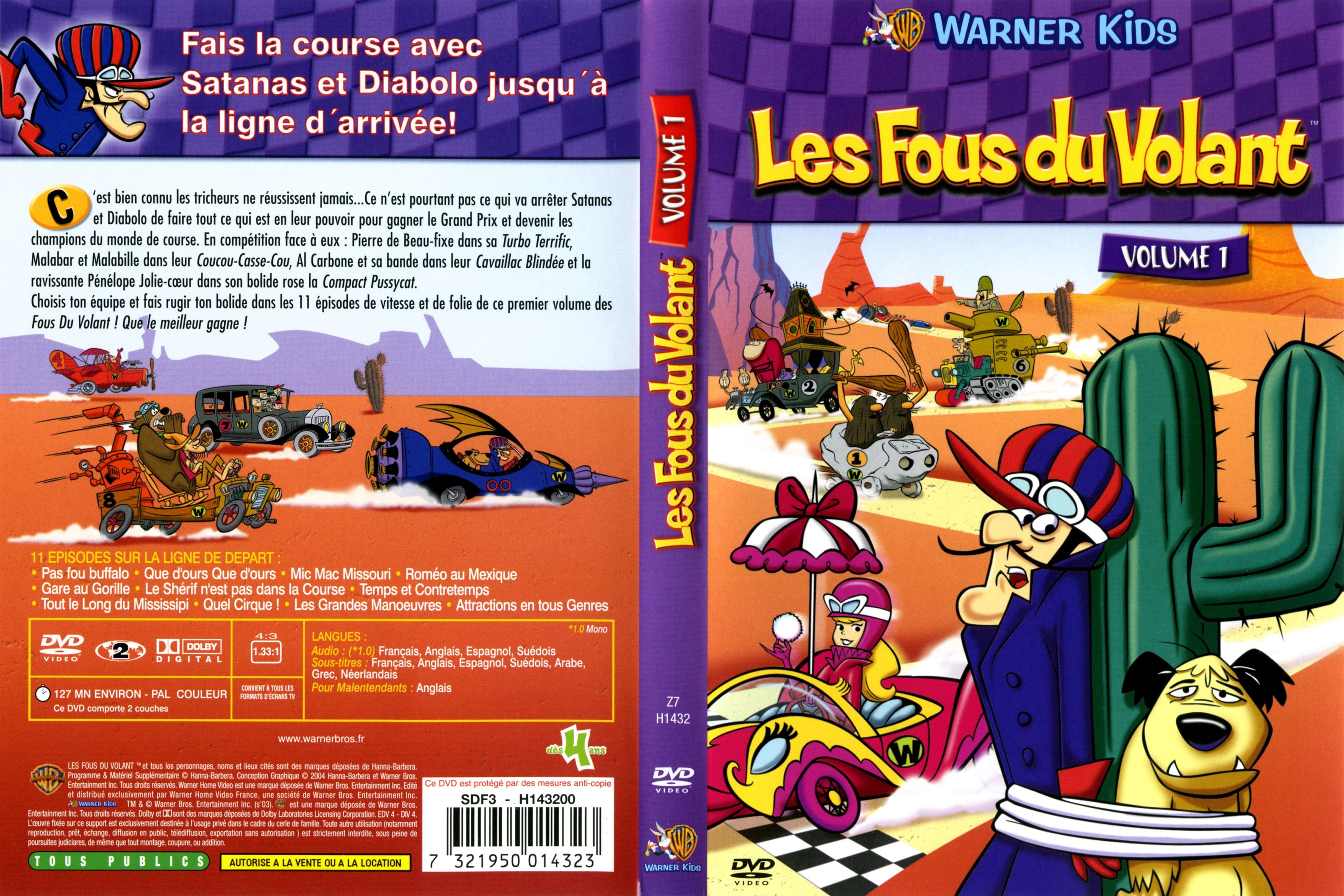 Jaquette DVD Les fous du volant vol 1