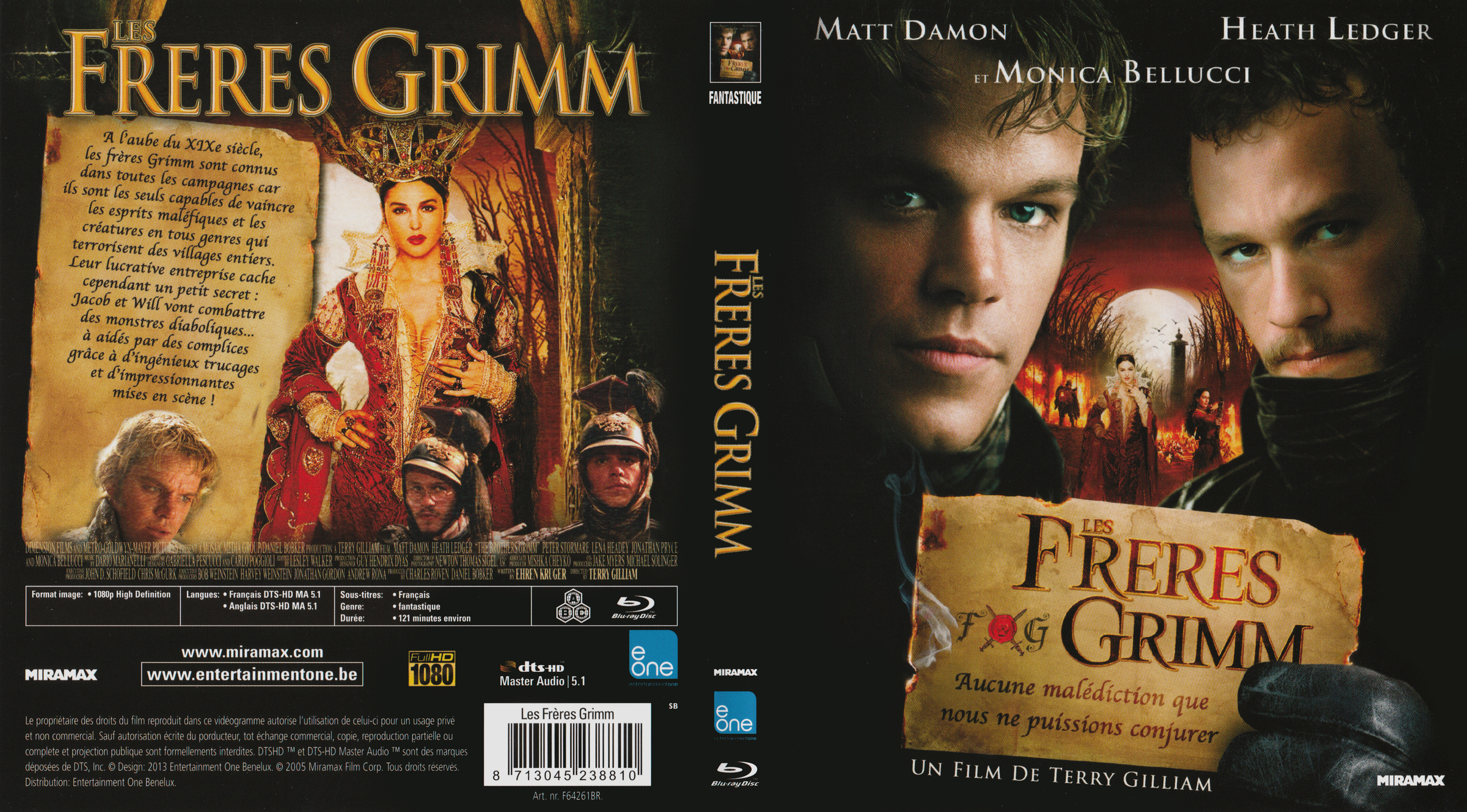 Jaquette DVD Les freres Grimm (BLU-RAY) v2