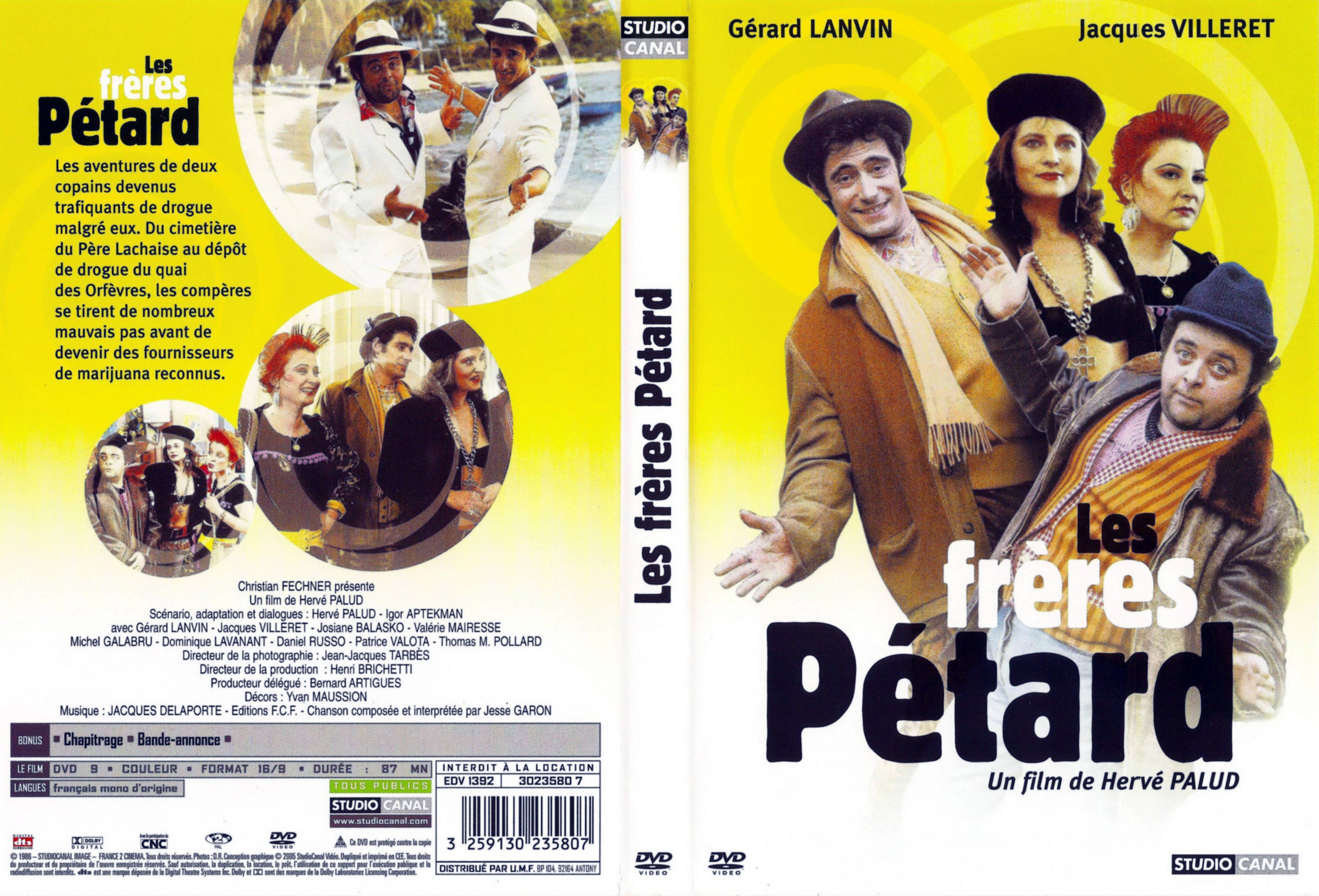 Jaquette DVD Les frres Ptard