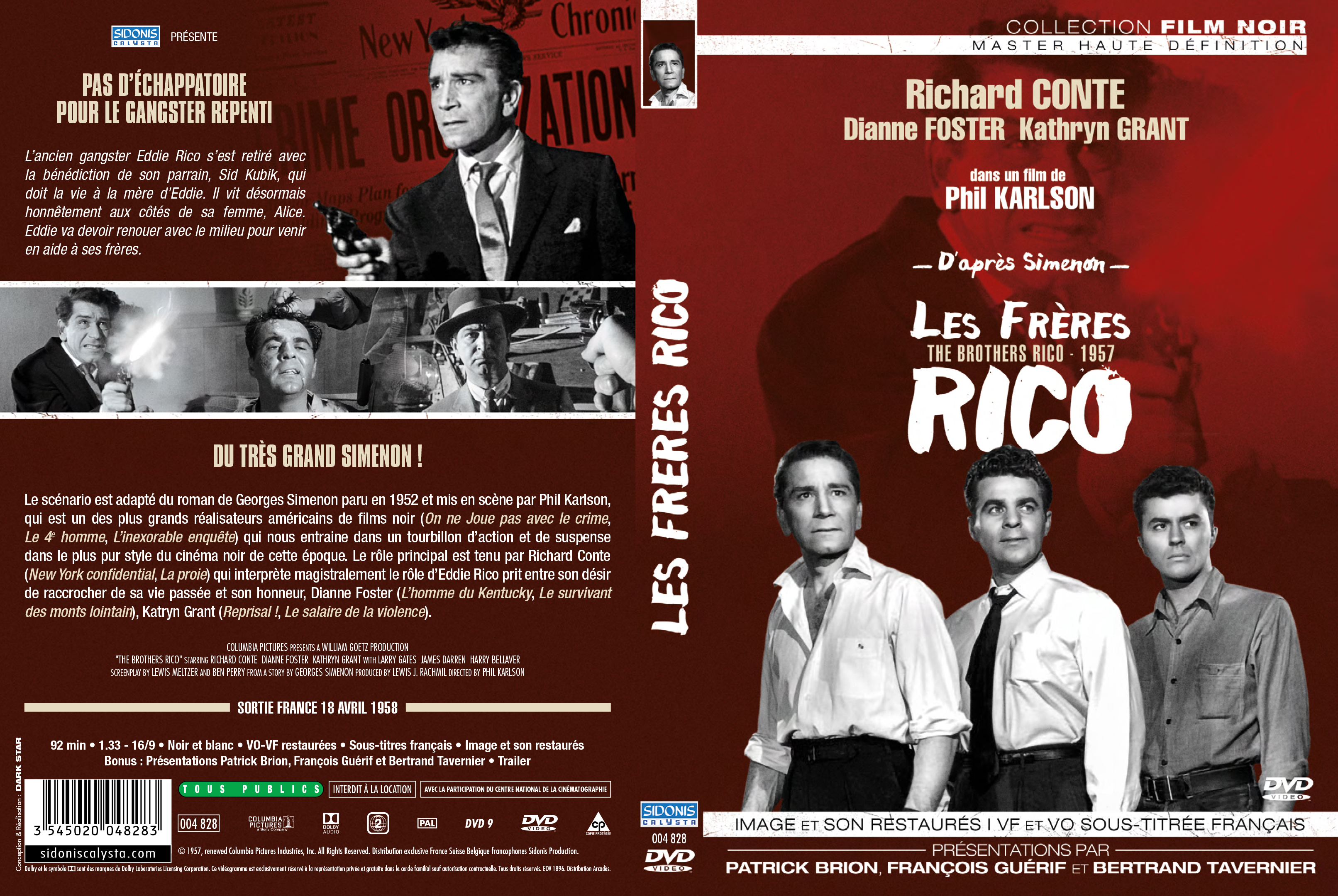 Jaquette DVD Les frres Rico