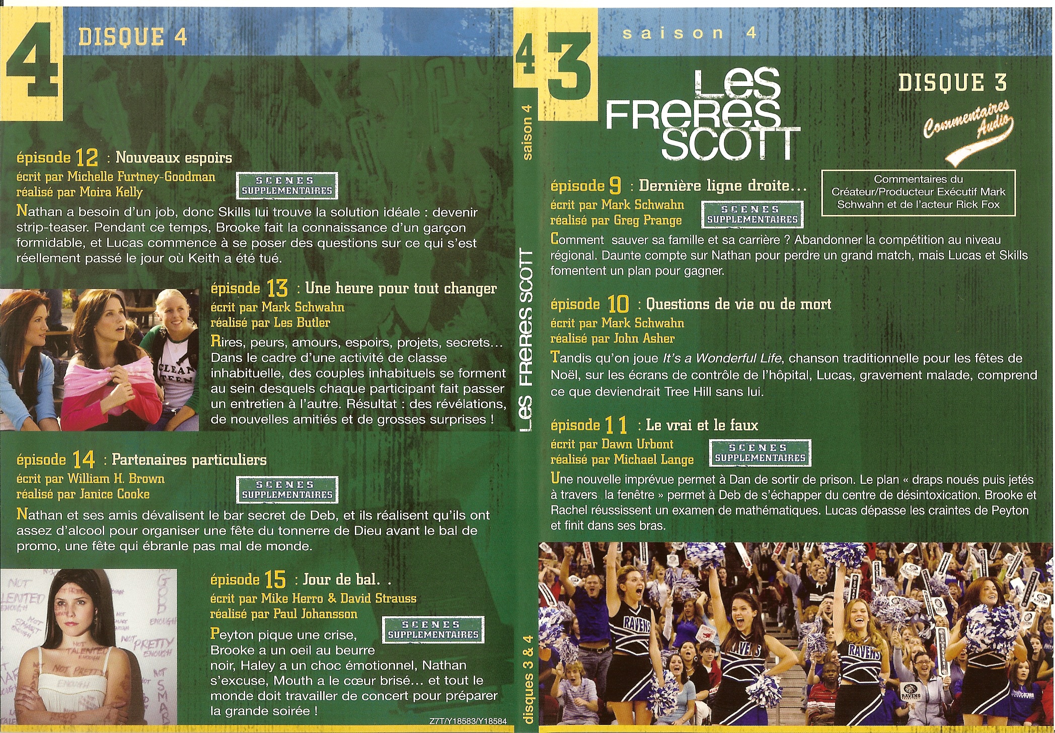 Jaquette DVD Les frres Scott Saison 4 dvd 2