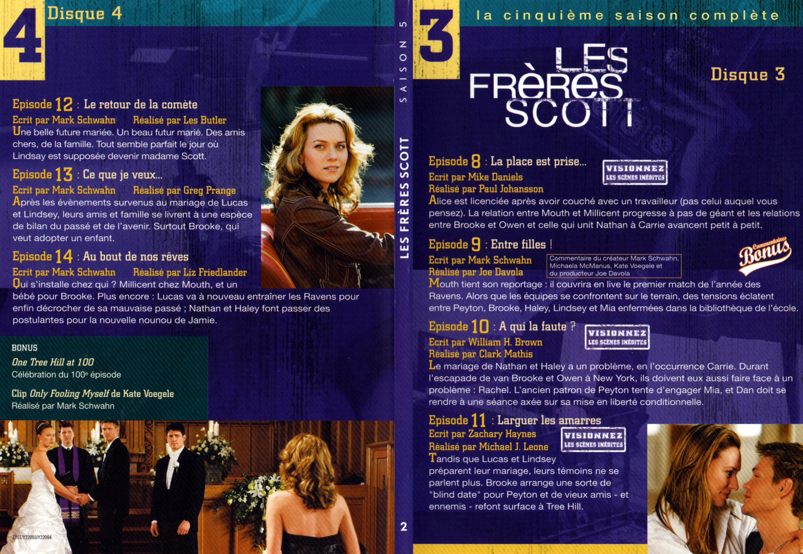 Jaquette DVD Les frres Scott Saison 5 DVD 2