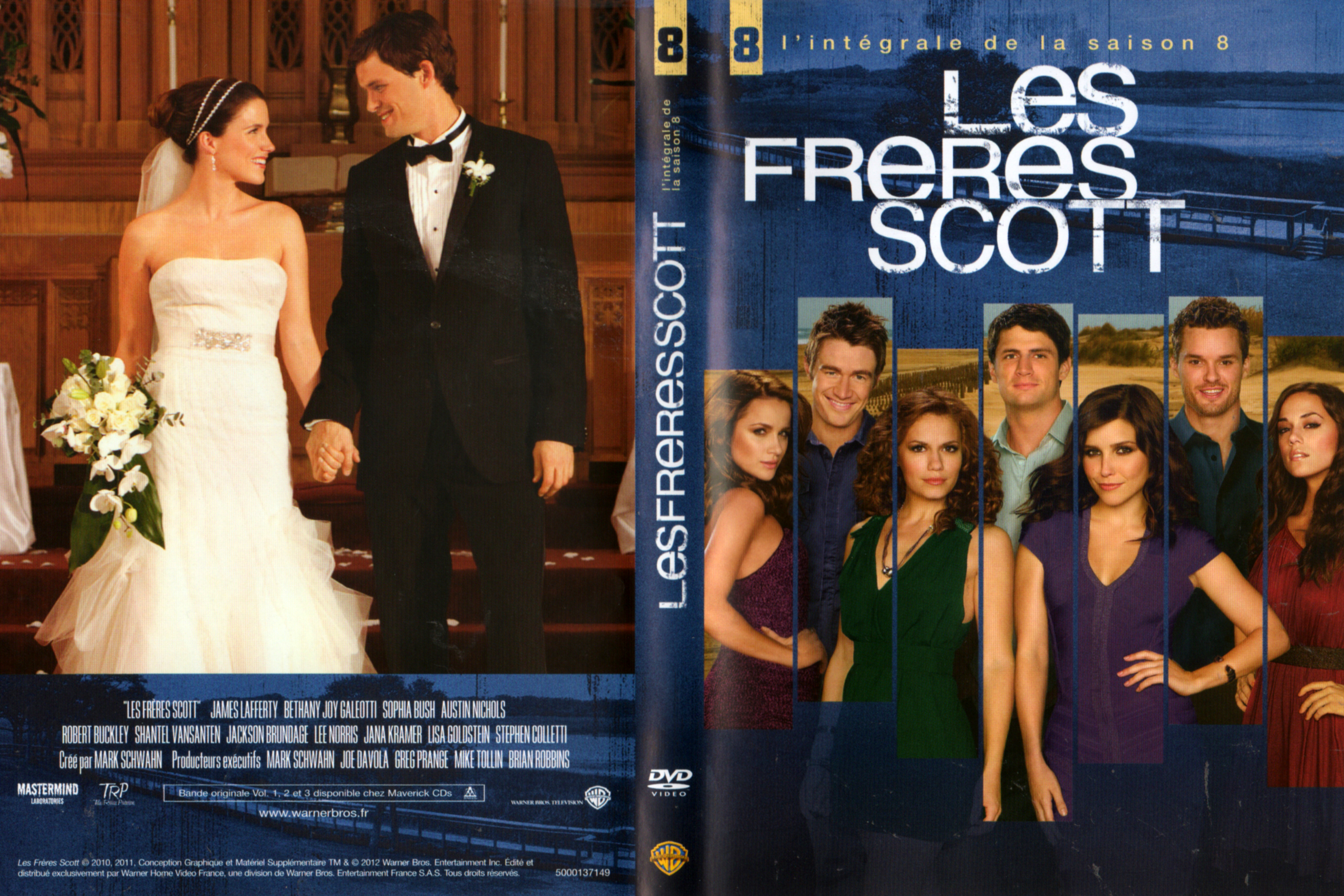 Jaquette DVD Les frres Scott Saison 8 COFFRET