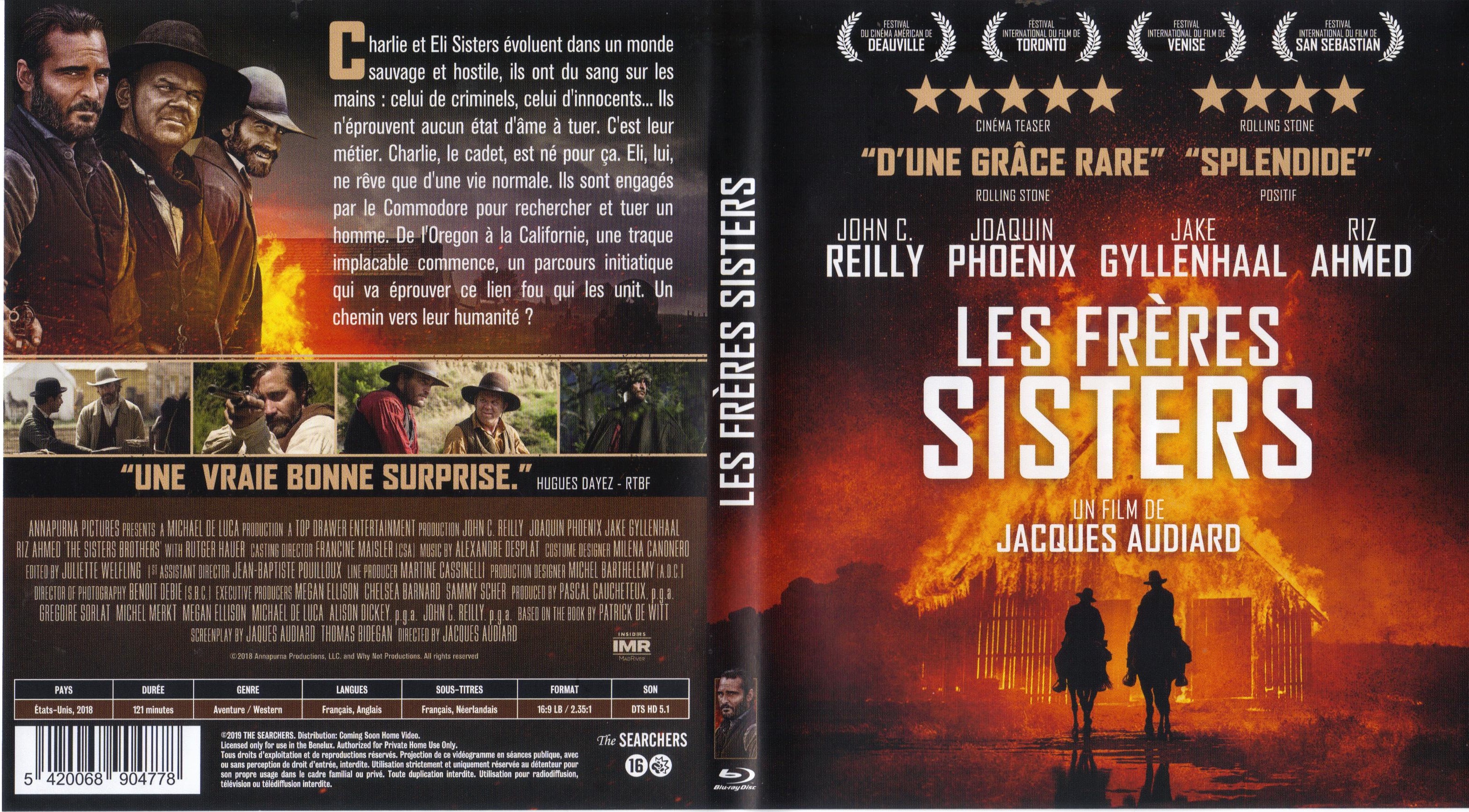 Jaquette DVD Les frres Sisters (BLU-RAY)