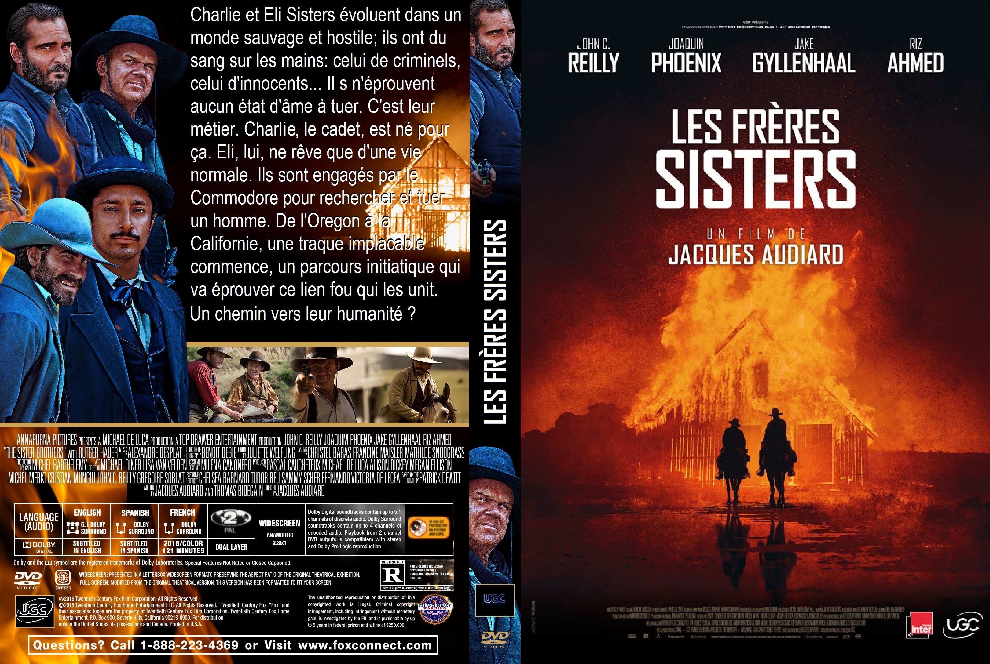 Jaquette DVD Les freres Sisters custom