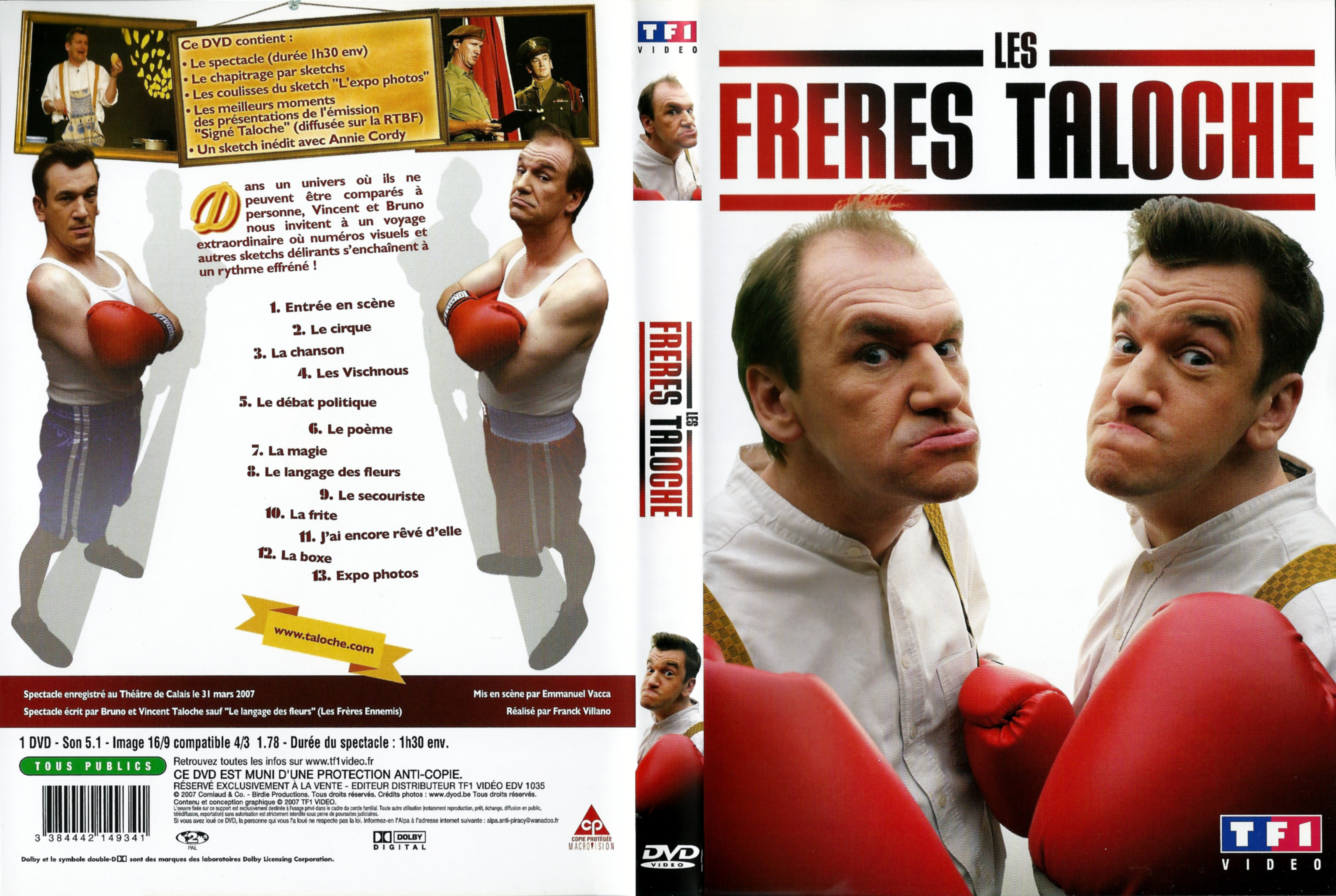 Jaquette DVD Les frres Taloches