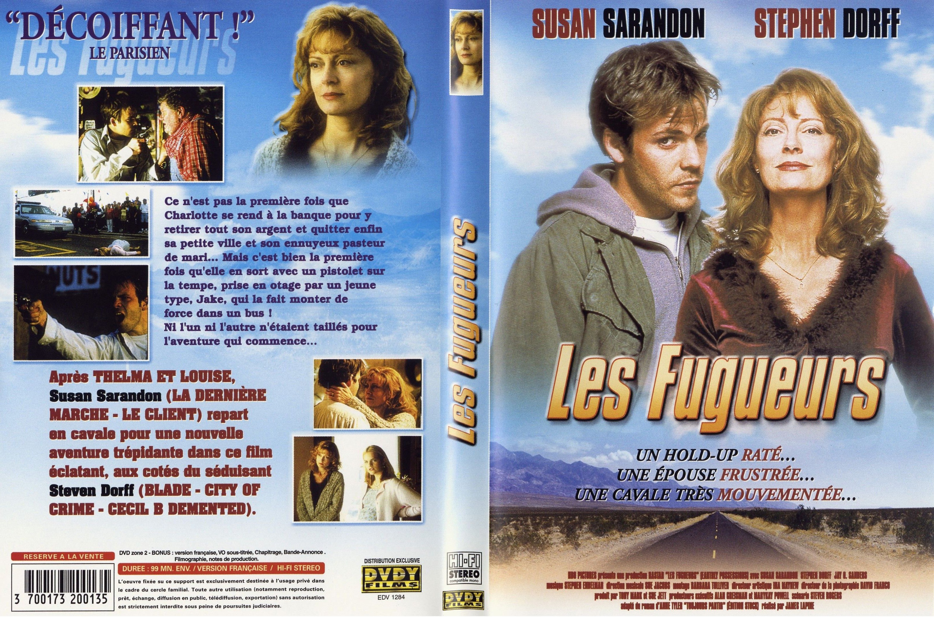 Jaquette DVD Les fugueurs v2