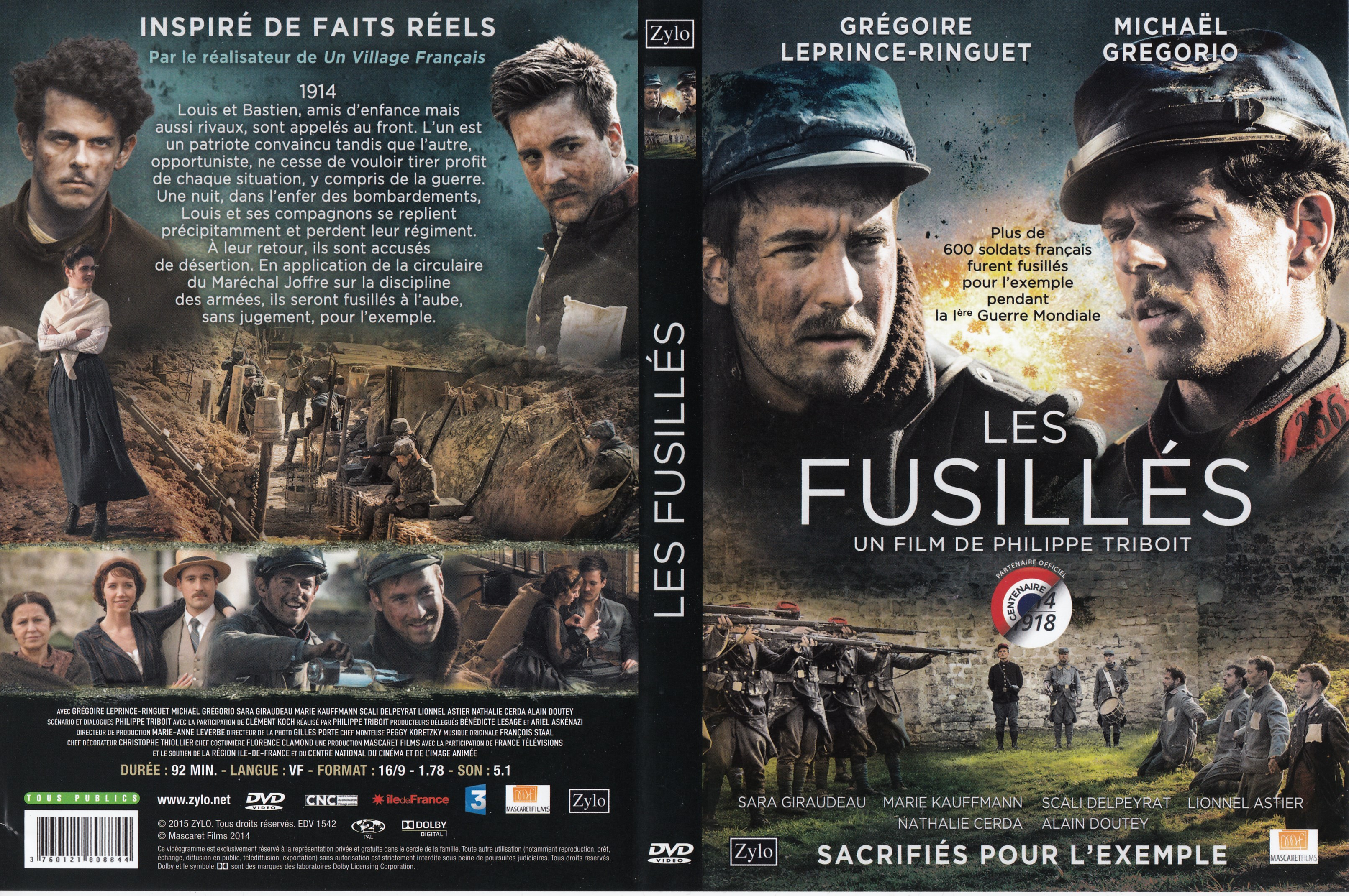 Jaquette DVD Les fusills