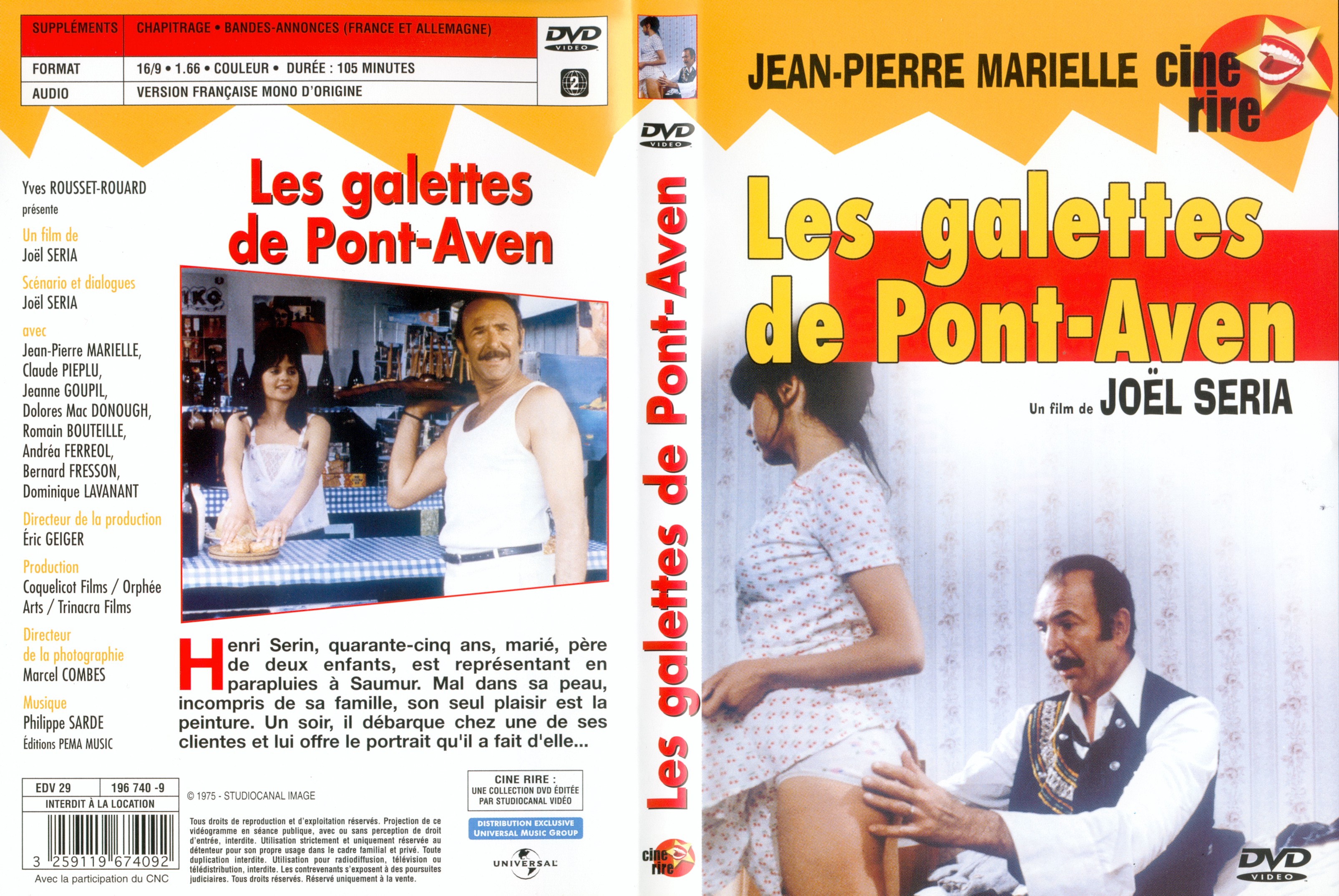 Jaquette DVD Les galettes de Pont-Aven