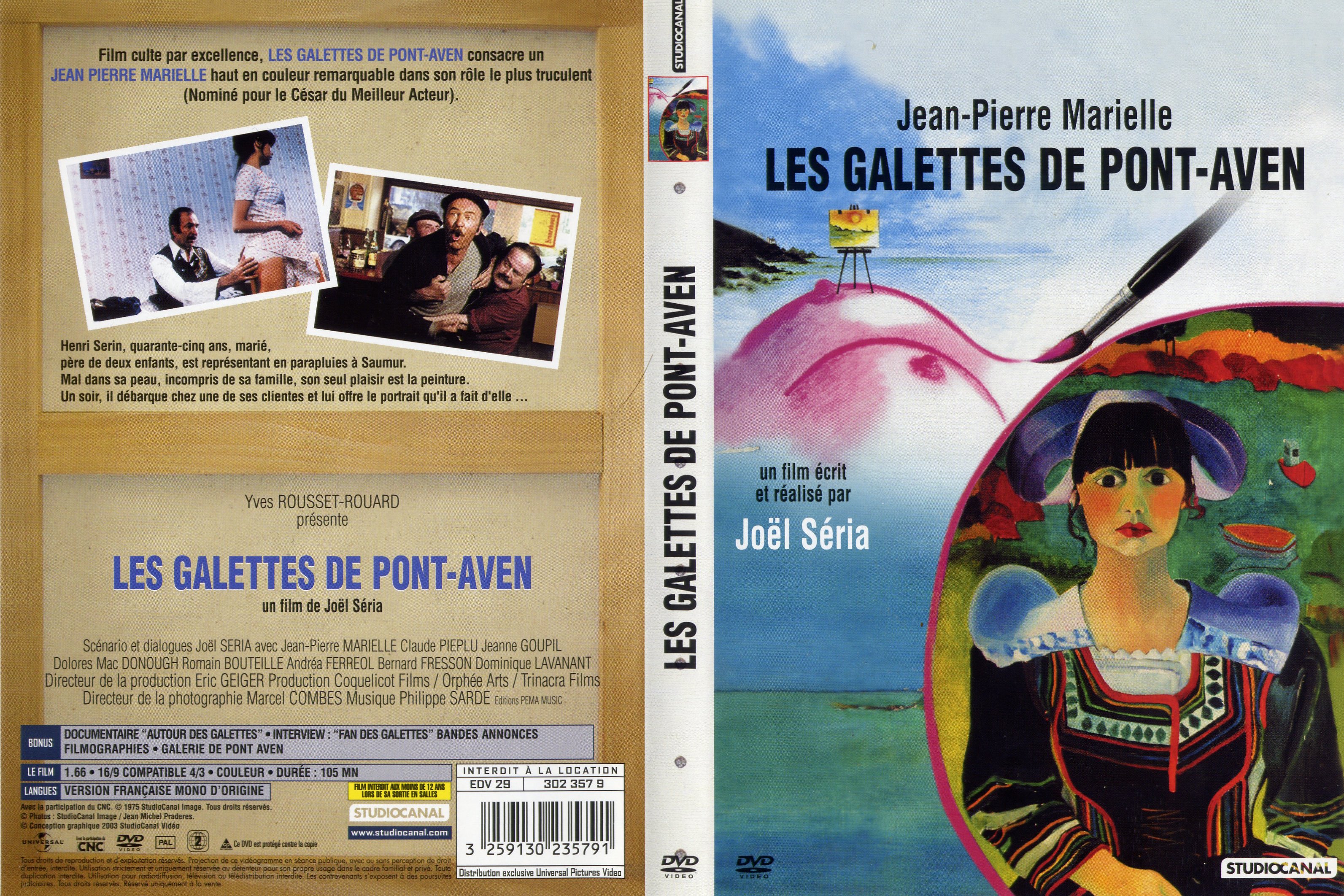 Jaquette DVD Les galettes de Pont-Aven v3