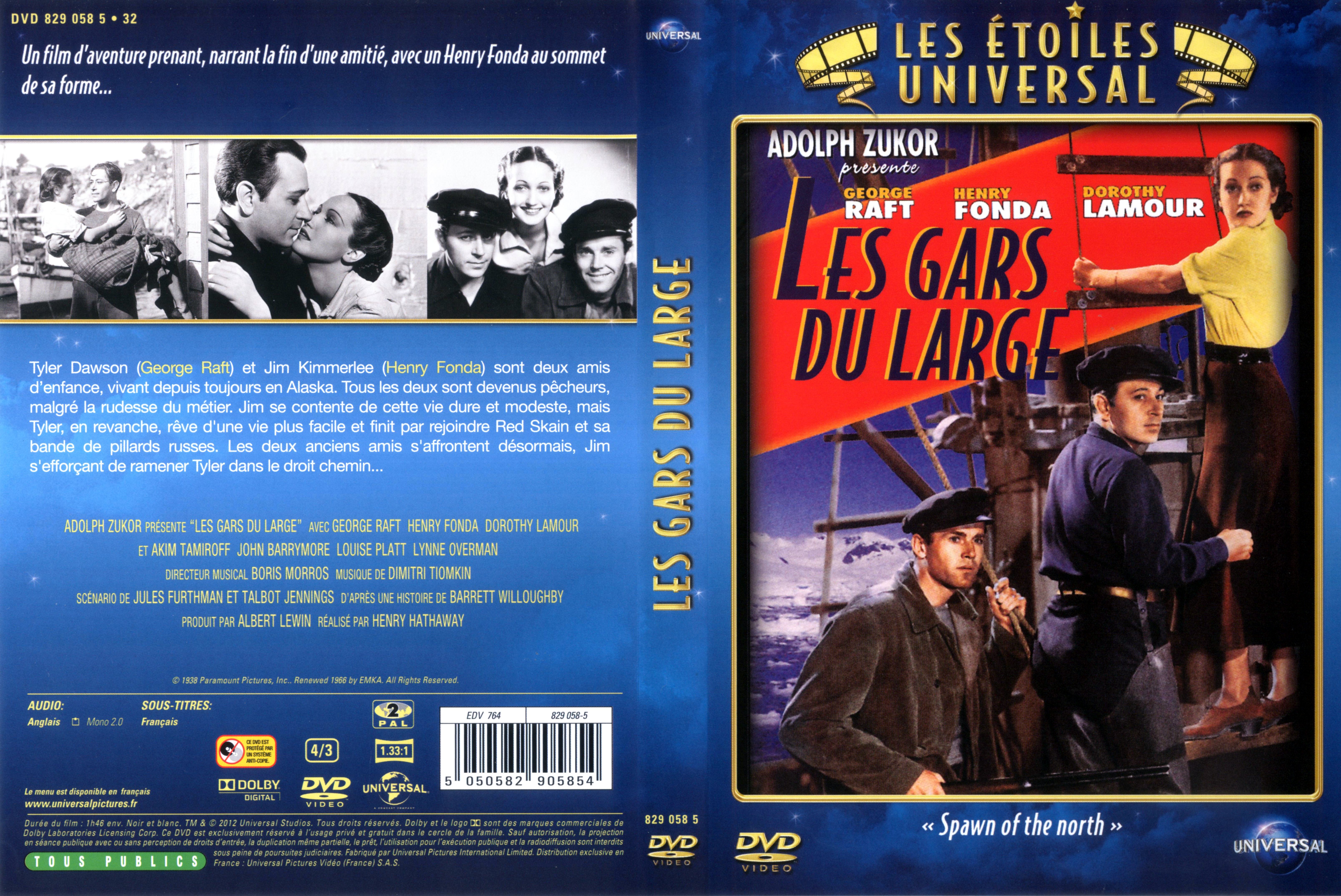 Jaquette DVD Les gars du large