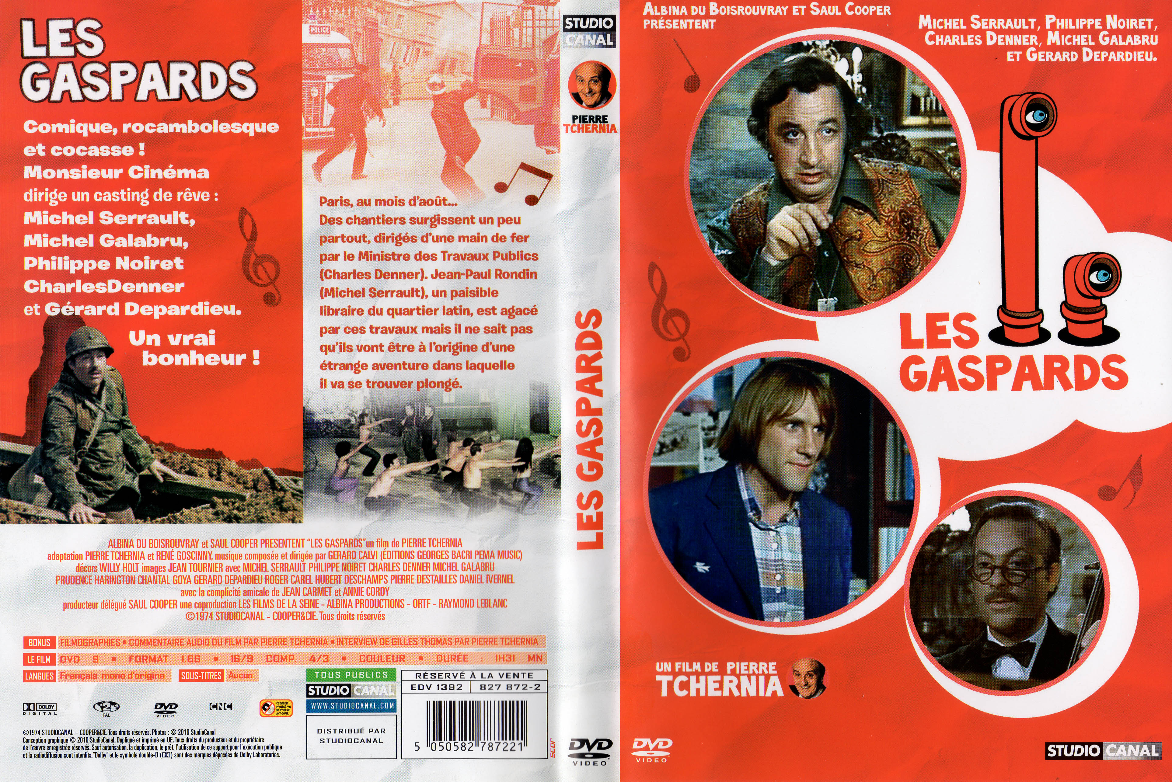Jaquette DVD Les gaspards