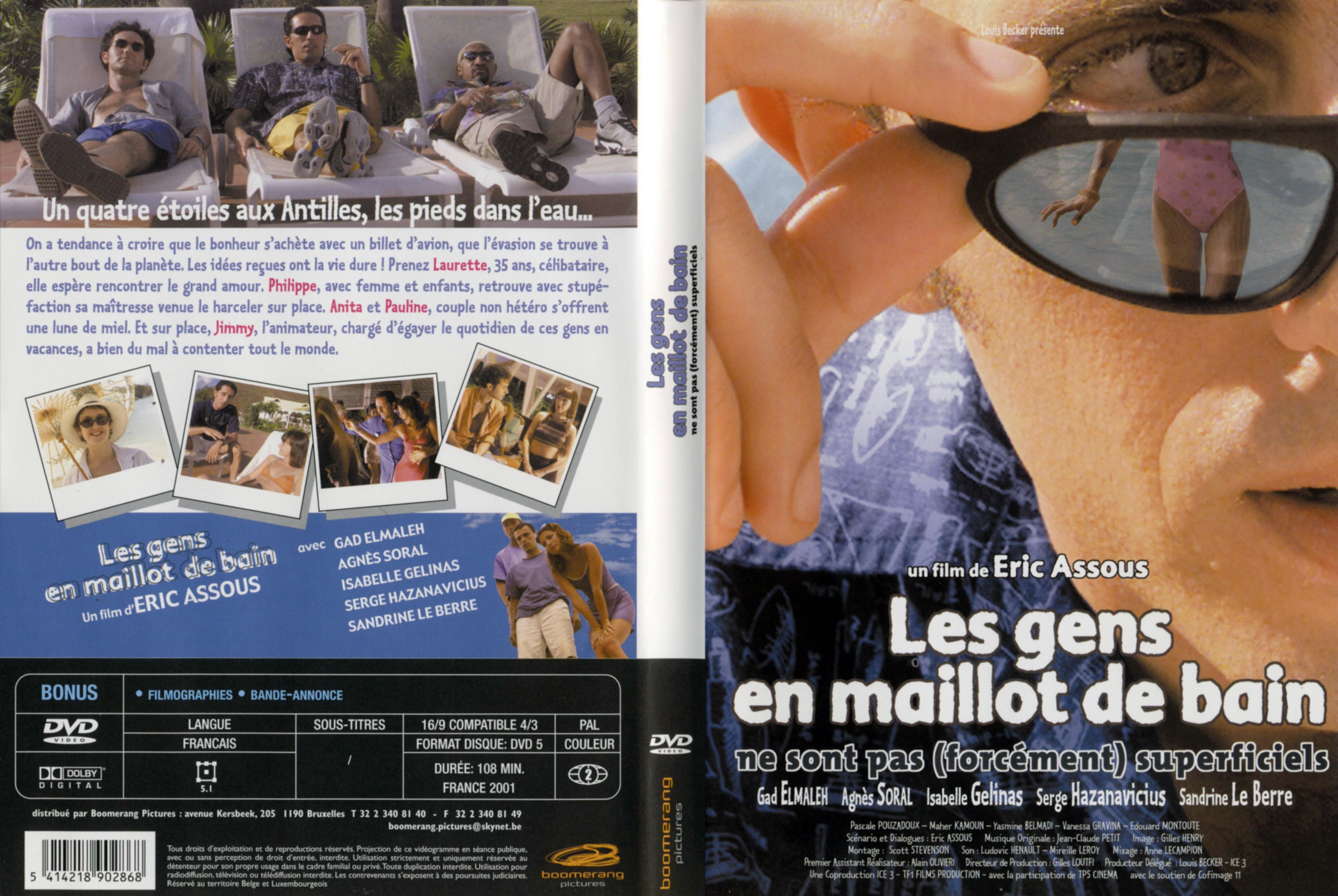 Jaquette DVD Les gens en maillot de bain