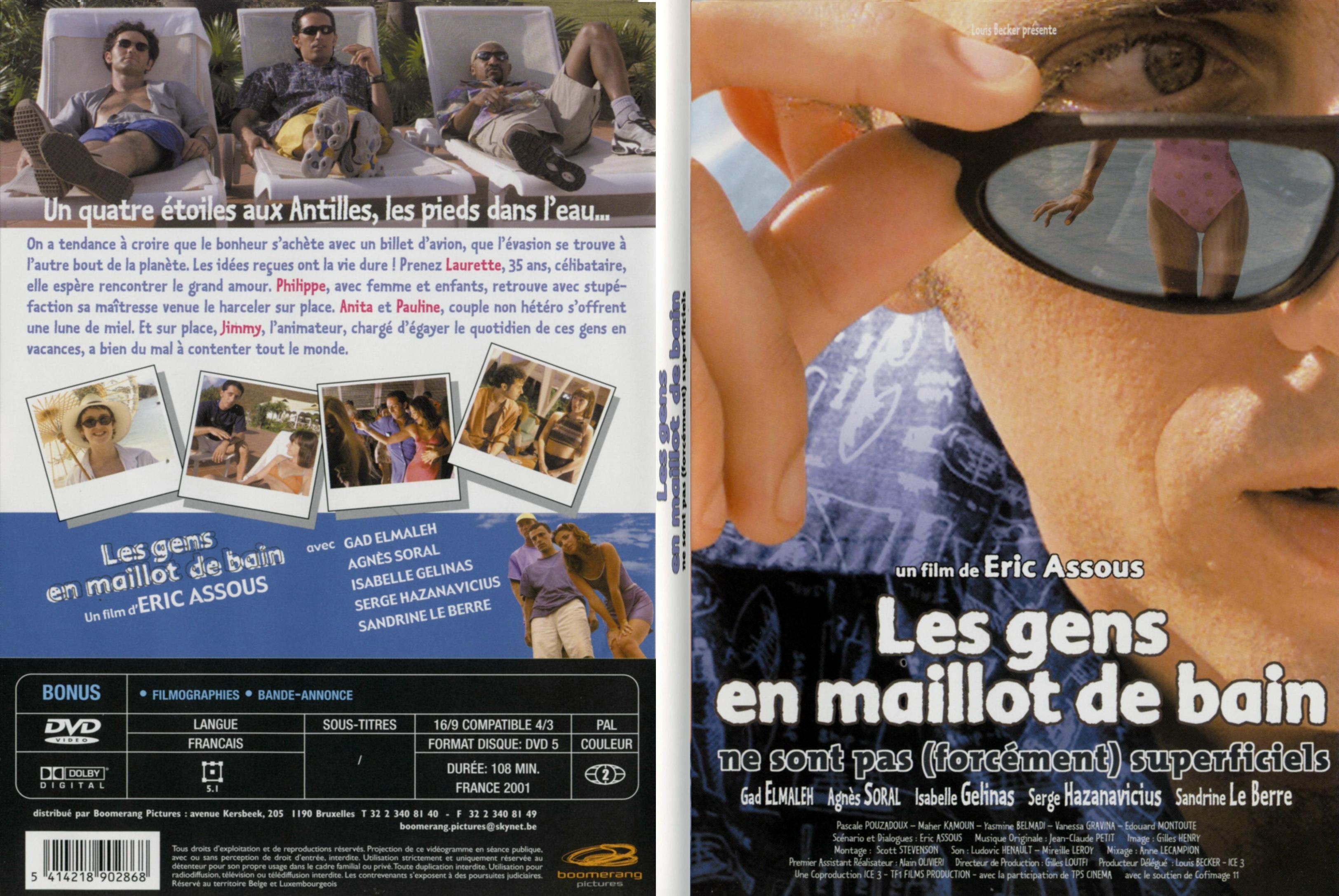 Jaquette DVD Les gens en maillot de bain - SLIM