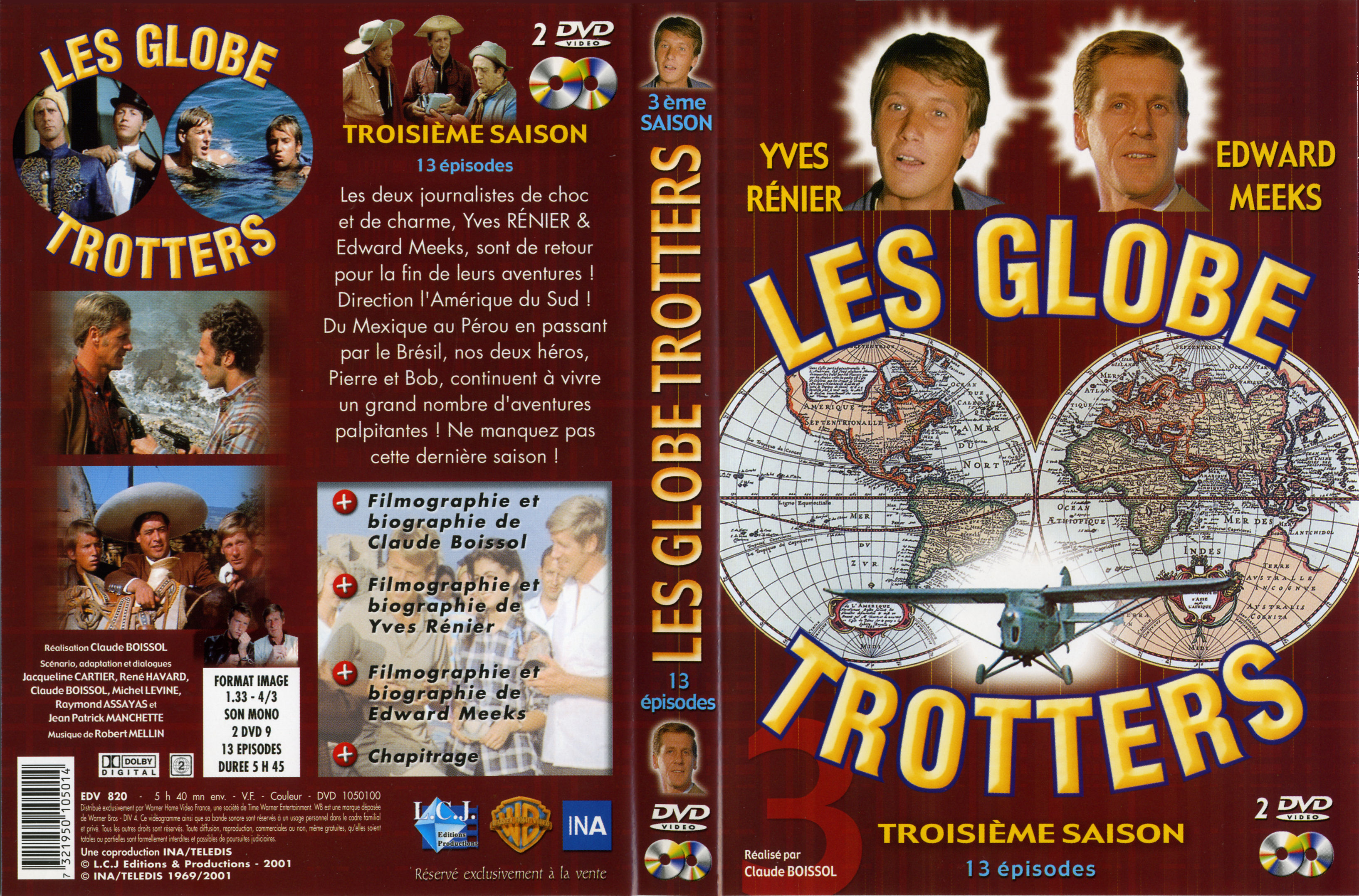 Jaquette DVD Les globe trotters Saison 3