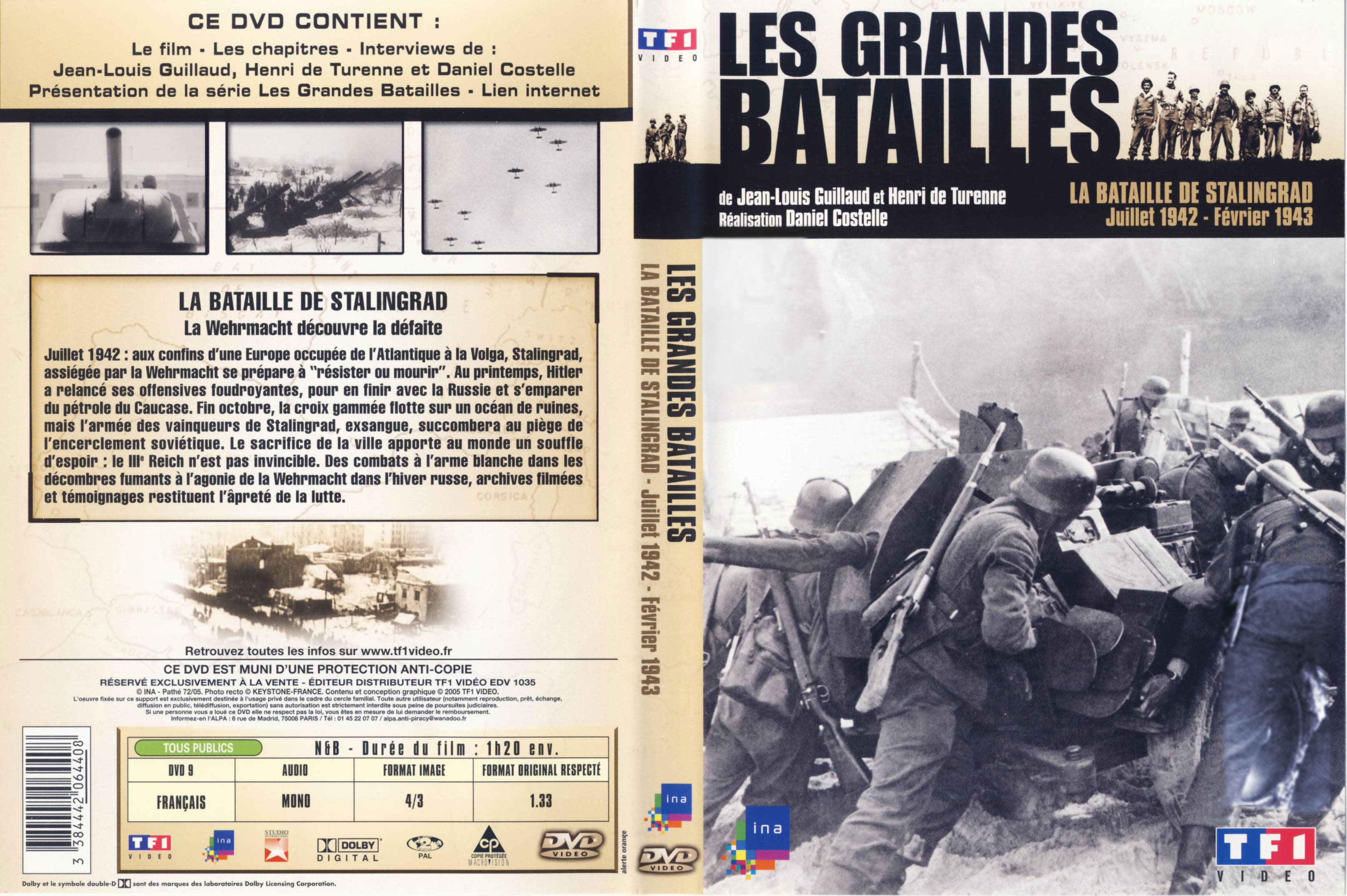 Jaquette DVD Les grandes batailles - La bataille de Stalingrad