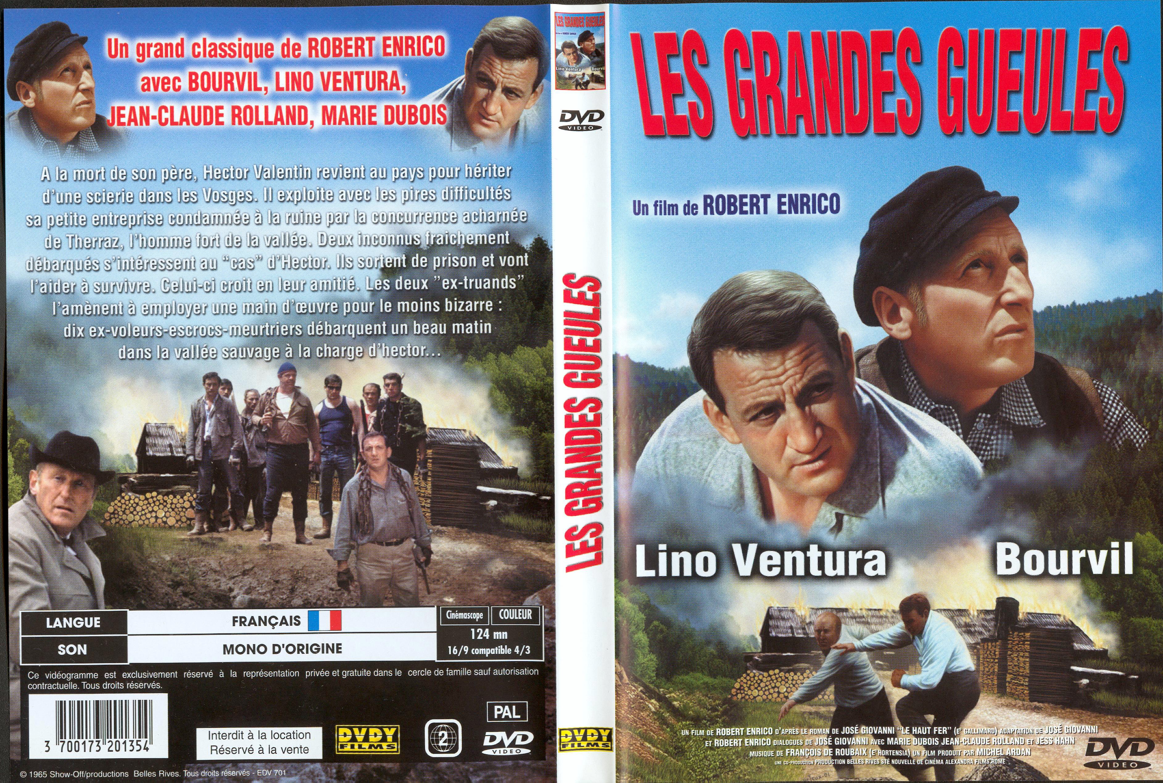 Jaquette DVD Les grandes gueules