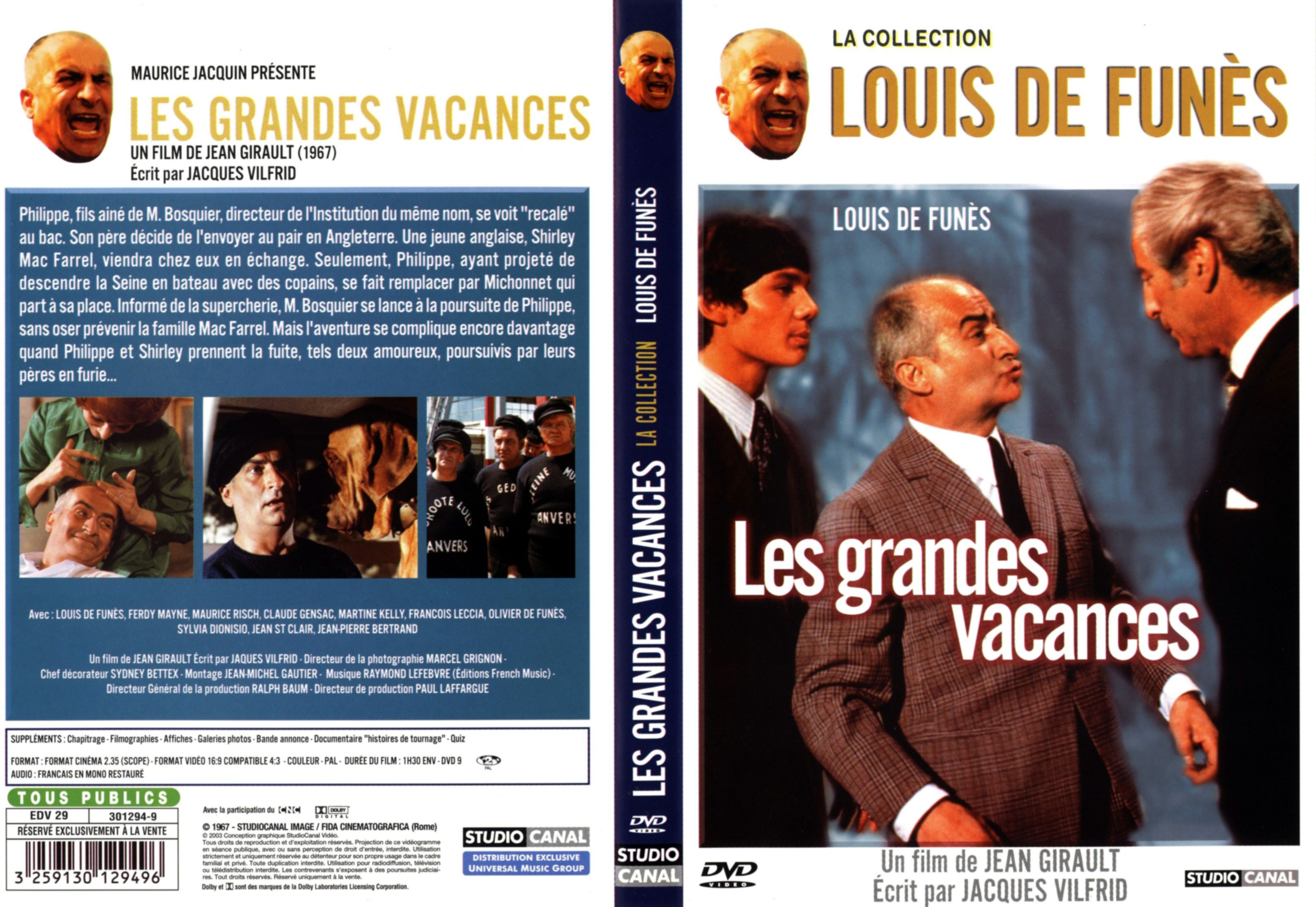 Jaquette DVD Les grandes vacances v3
