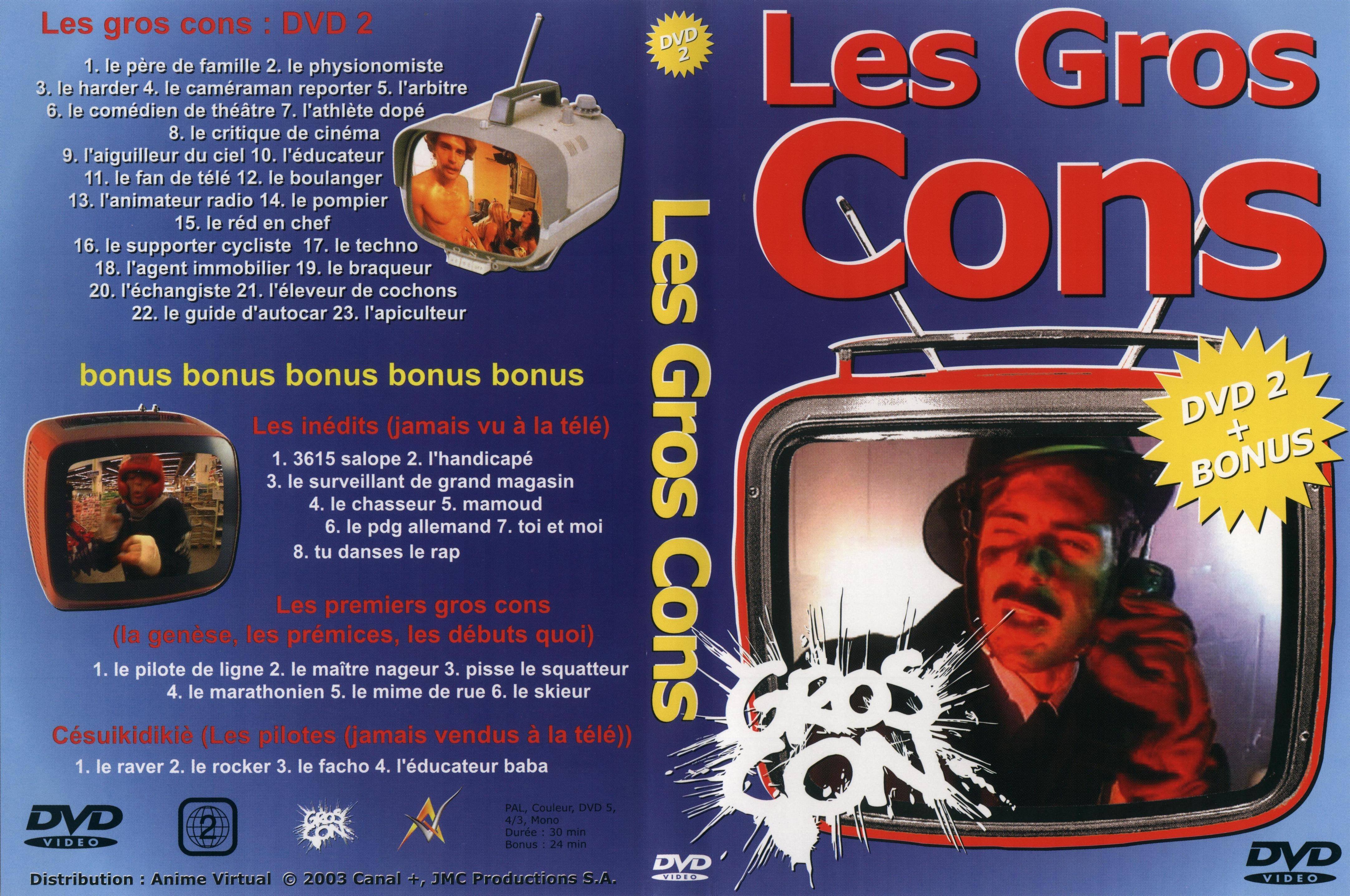 Jaquette DVD Les gros cons DVD 2