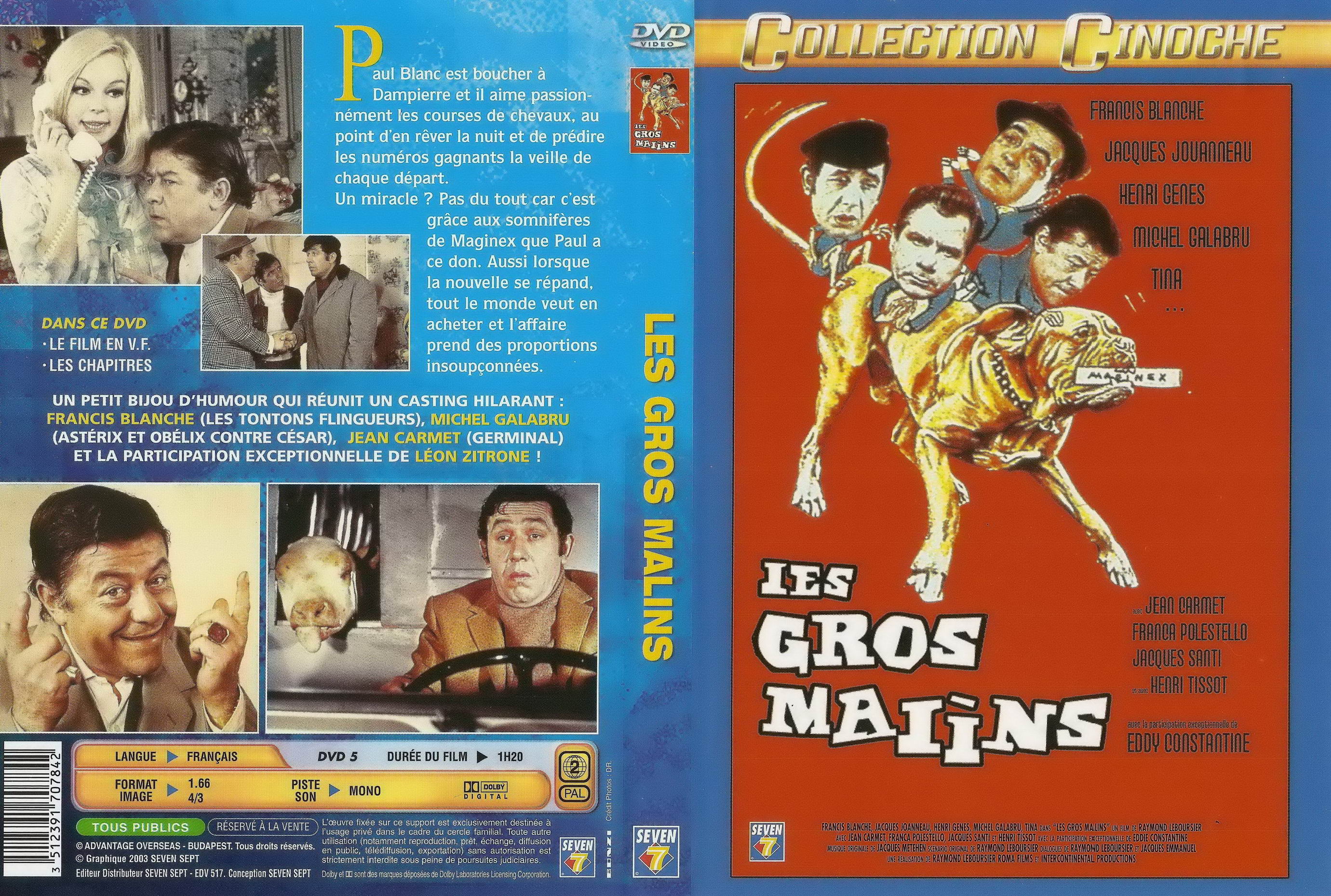 Jaquette DVD Les gros malins v2