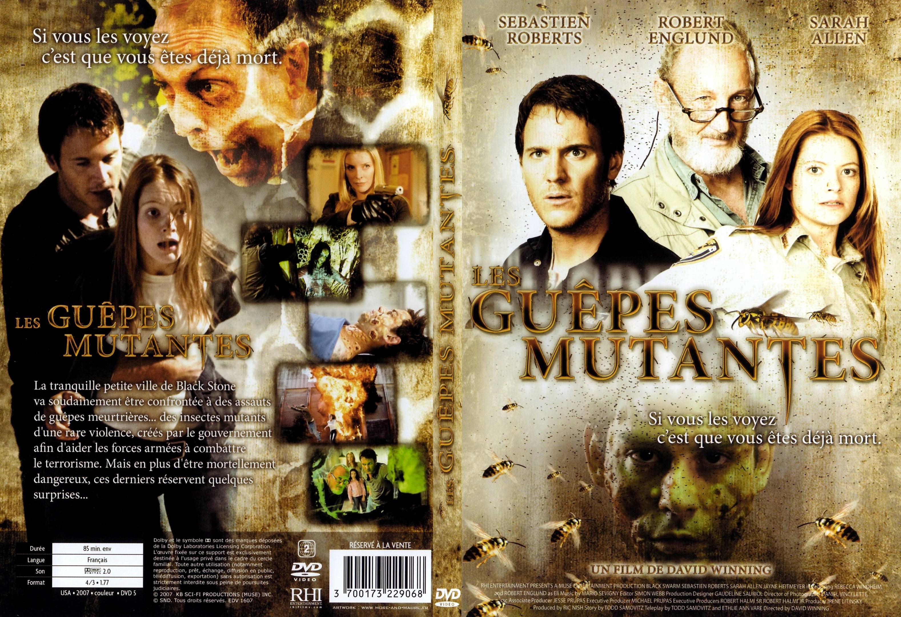 Jaquette DVD Les guepes mutantes - SLIM